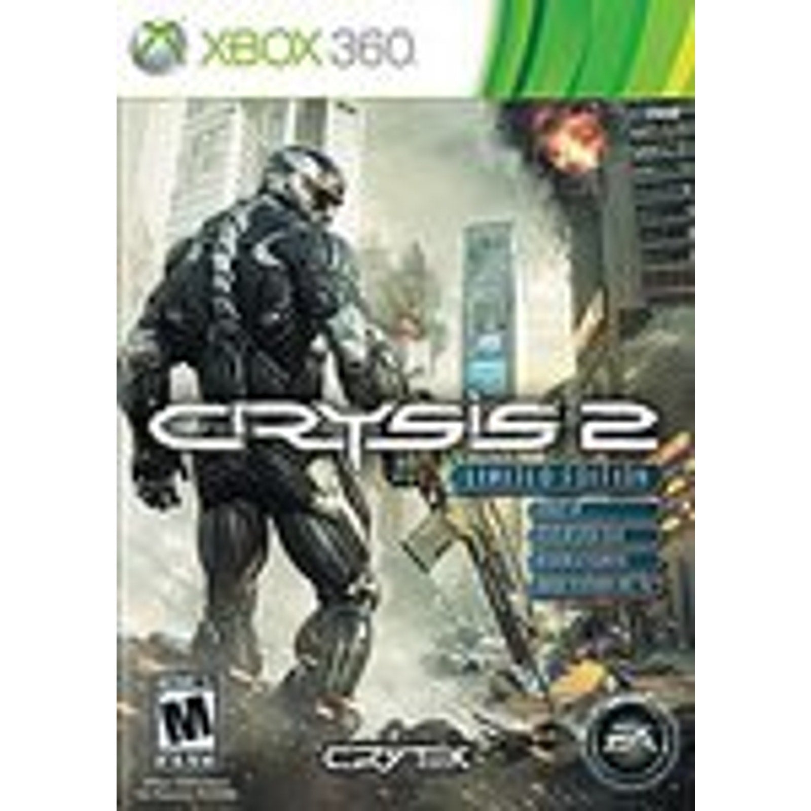 Crysis 2 -- Limited Edition (Microsoft Xbox 360, 2011).