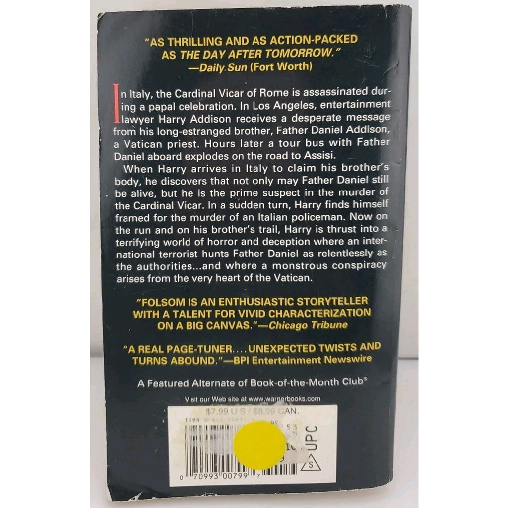 Day of Confession by Allan Folsom (1999, Mass Market)