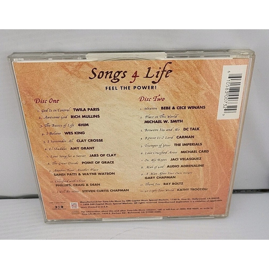 Songs 4 Life! Feel the Power! by Various (CD, 1998)