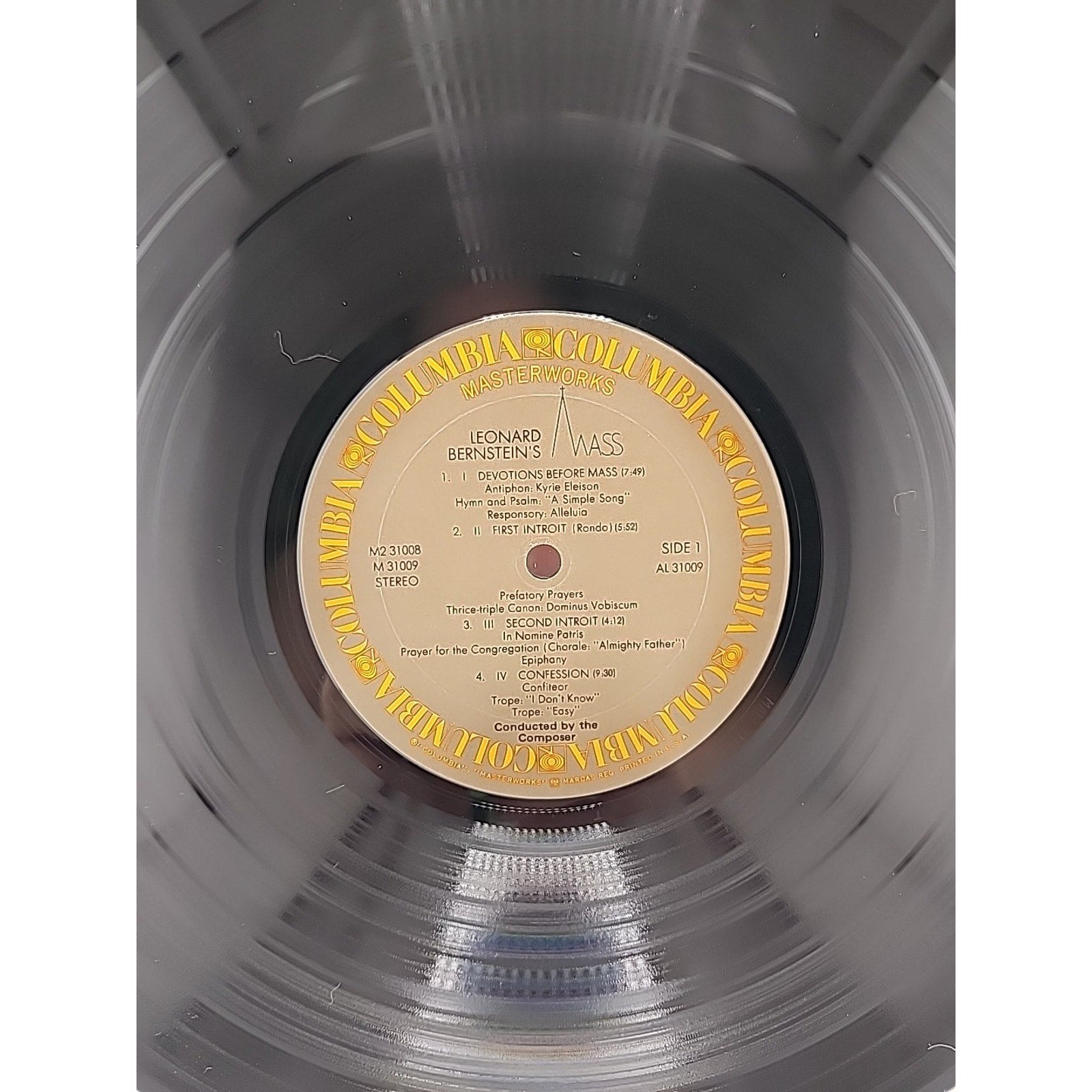 Leonard Bernstein Mass Columbia Masterworks M2 31008 Vinyl 2x LP Box Set