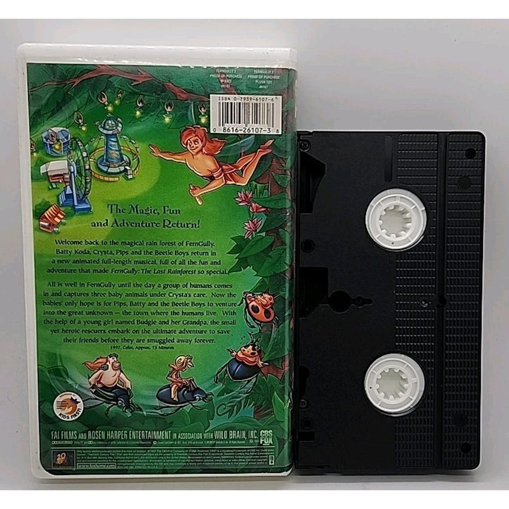Ferngully 2: The Magical Rescue (VHS, 1998)