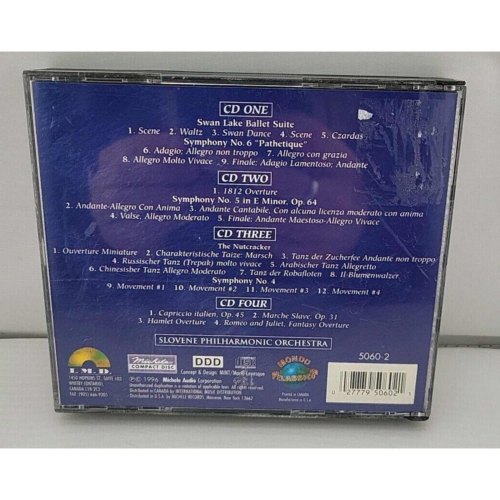 Tchaikovsky: Portrait Of A Master, Vol. 1-4 (CD, Jun-1997, 4 Discs