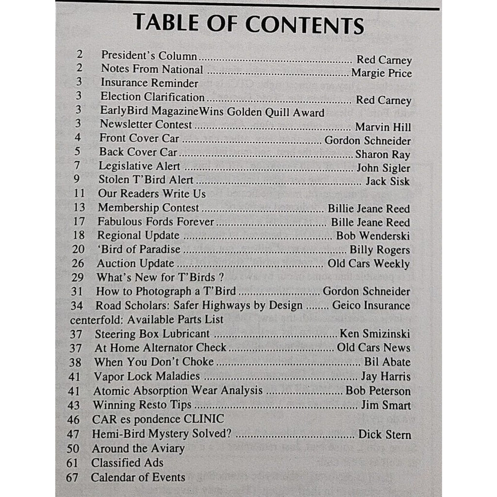 Early Bird Magazine May-June 1995
