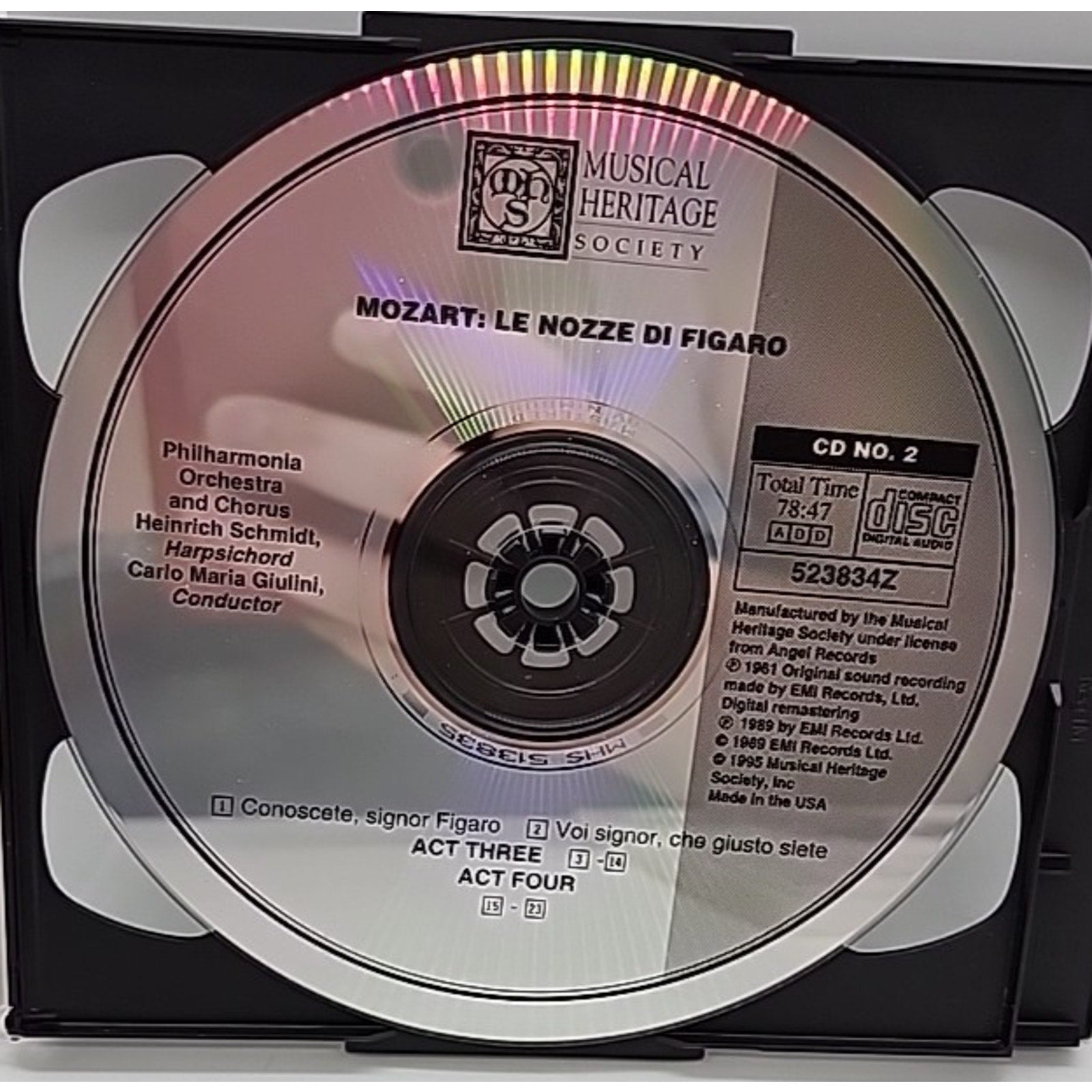 Mozart Le Nozzi di Figaro - Audio CD By Wolfgang Amadeus Mozart