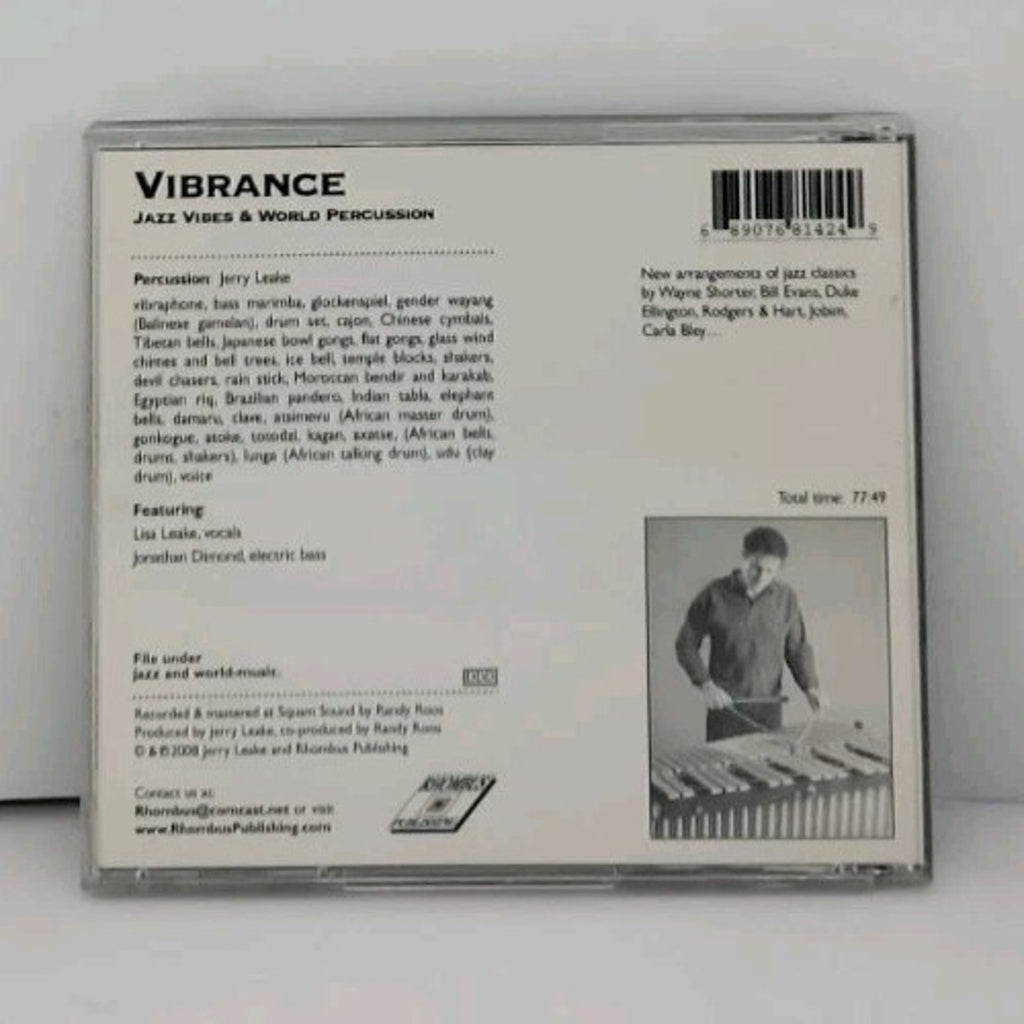 Vibrance by Jerry Leake (CD, Jan-2008, Rhombus Records)