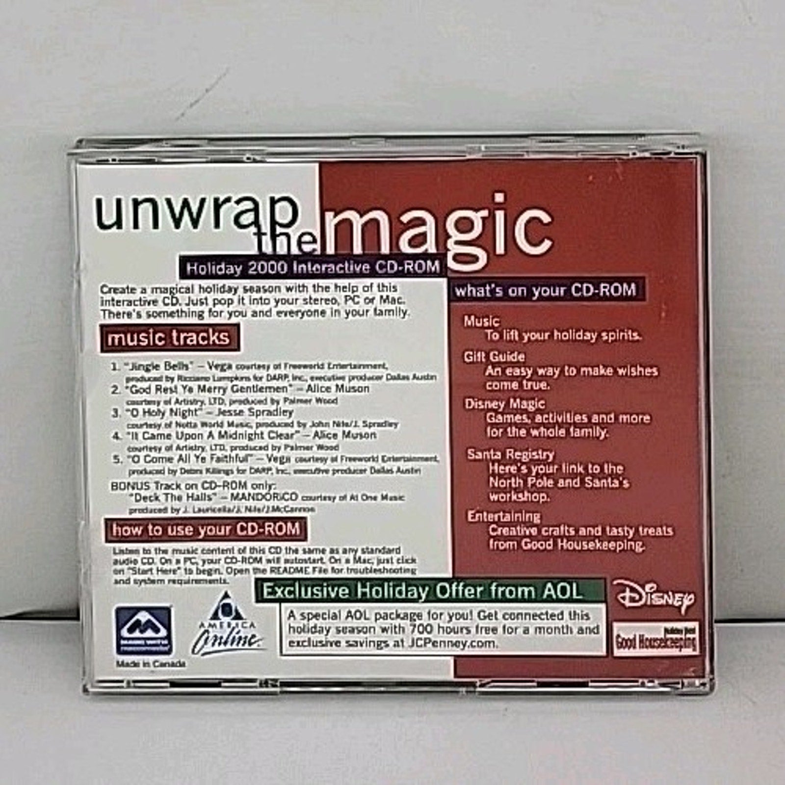 Unwrap The Magic - Holiday 2000 Interactive CD-ROM (JCPenney) / CD