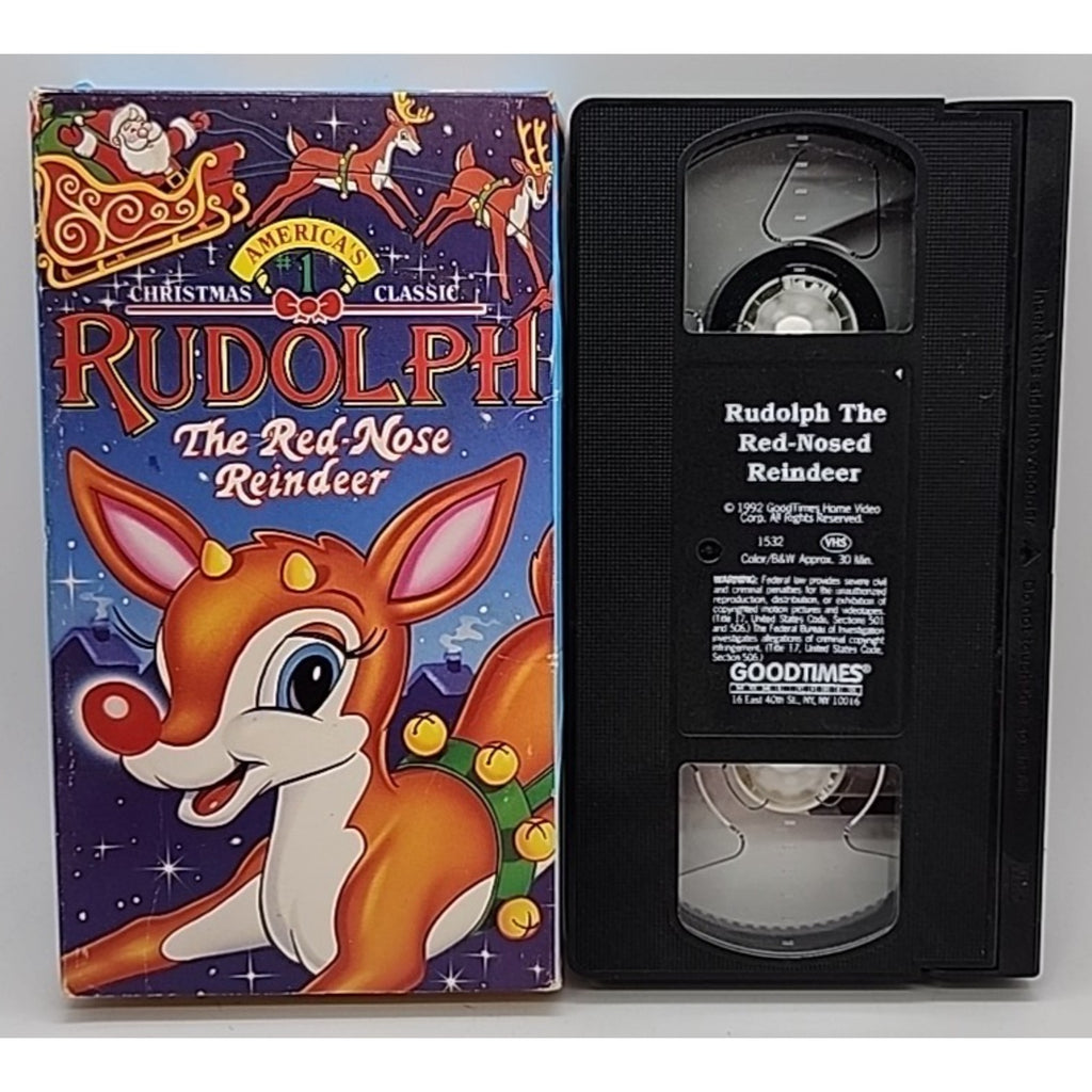 Rudolph the Red-Nosed Reindeer (VHS, 1992, Kids Klassics) – Christmas Classic