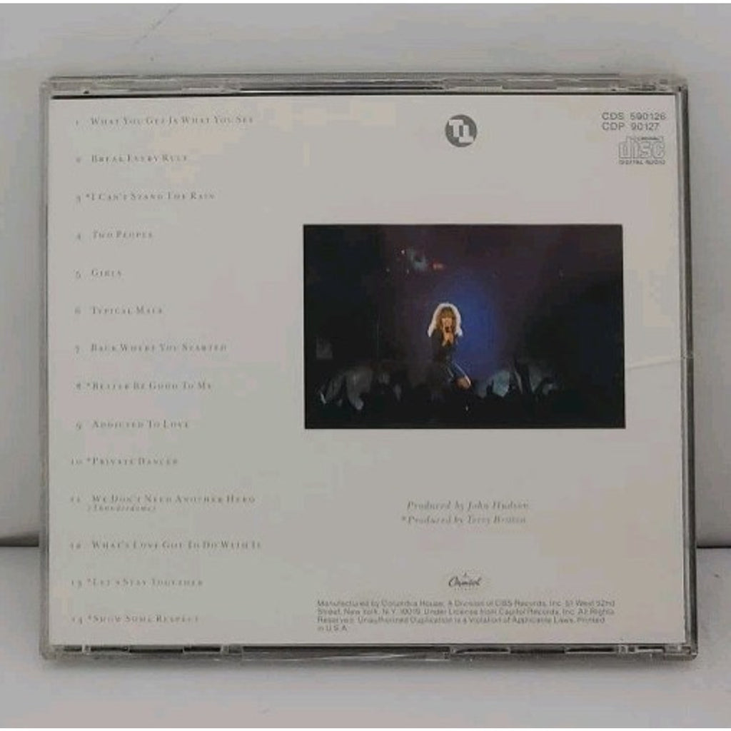 Live in Europe by Tina Turner (CD, 1990)