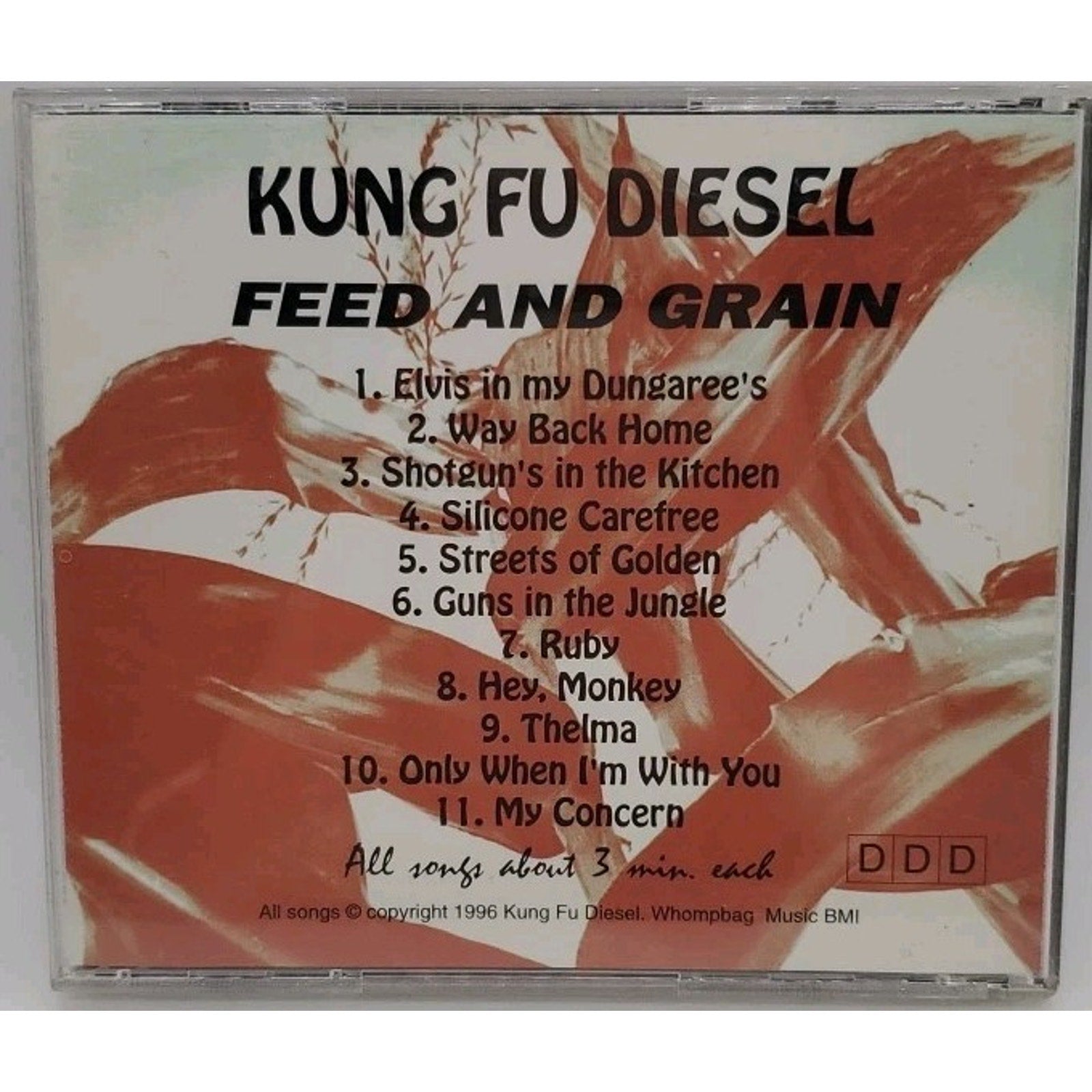 Kung Fu Diesel - Feed and Grain (CD, 1996) Parma Michigan