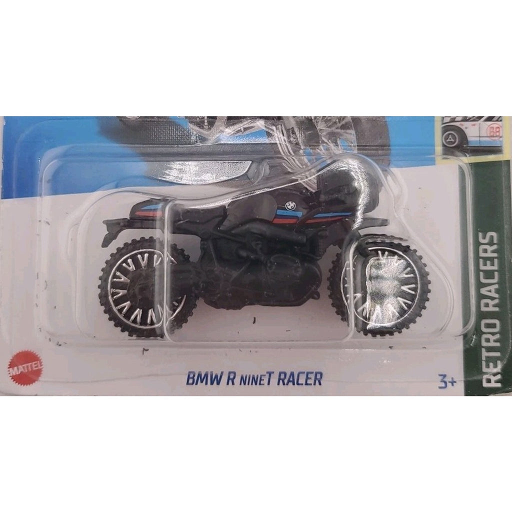 Hot Wheels BMW R NineT Racer Motorcycle 153/250 2022 Retro Racers 10/10, Black