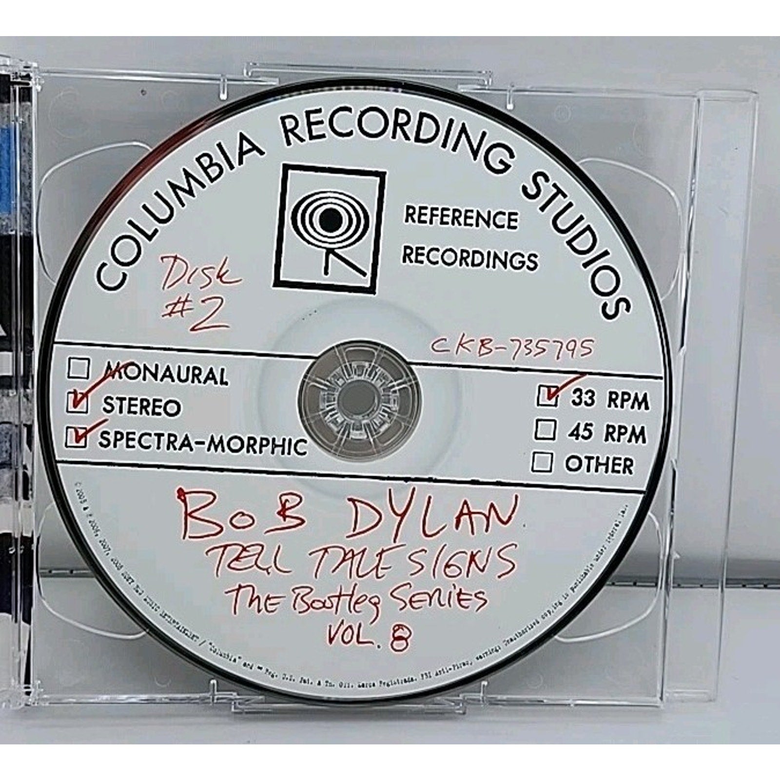 Bob Dylan Tell Tale Signs Bootleg Series Vol 8 (2 CDs)