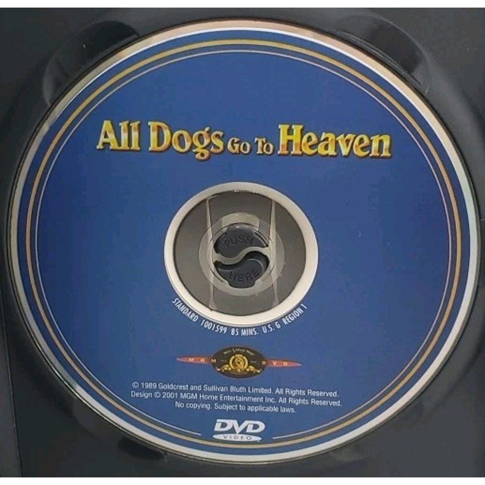 All Dogs Go to Heaven (DVD, 1989)