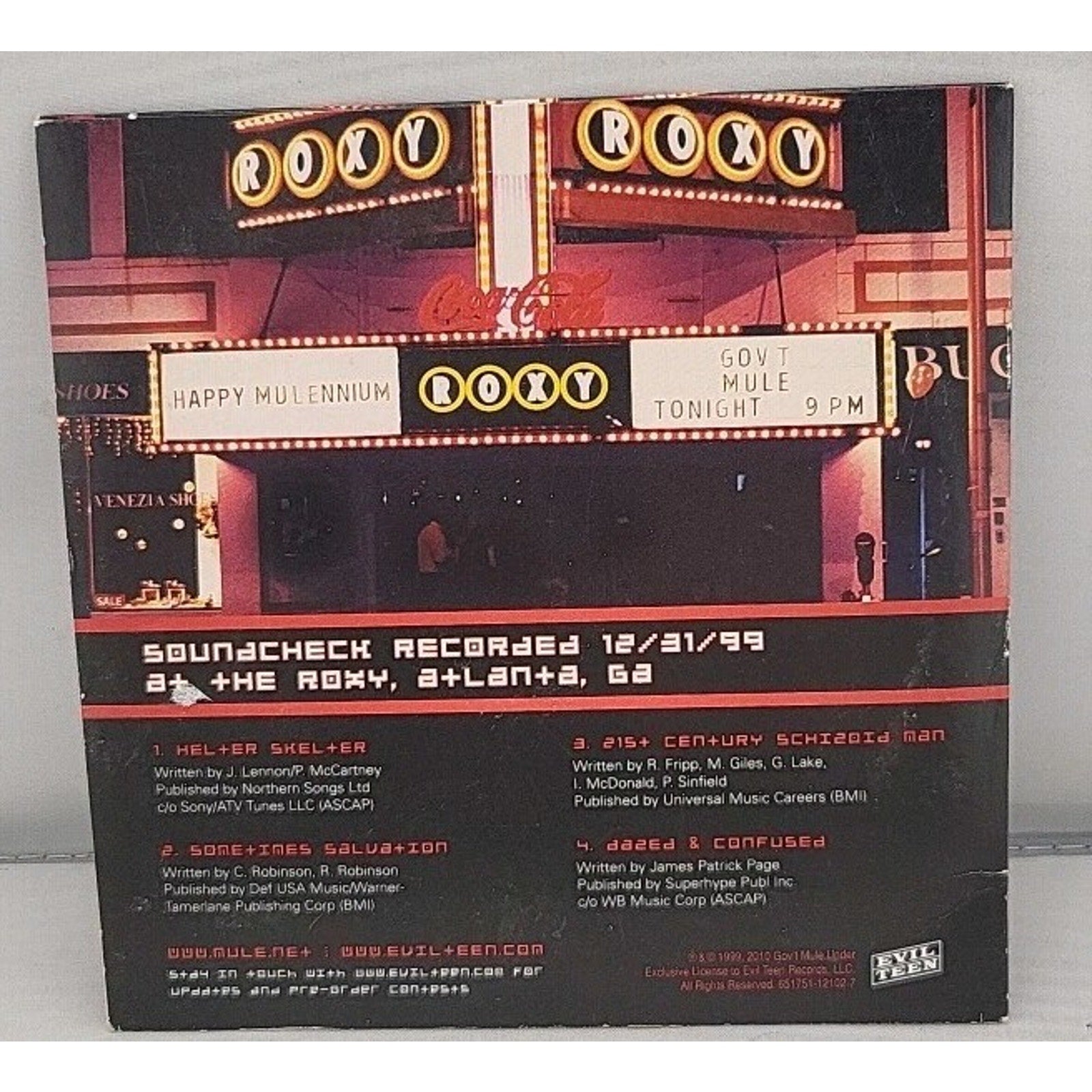 Gov't Mule - Happy Mulennium CD