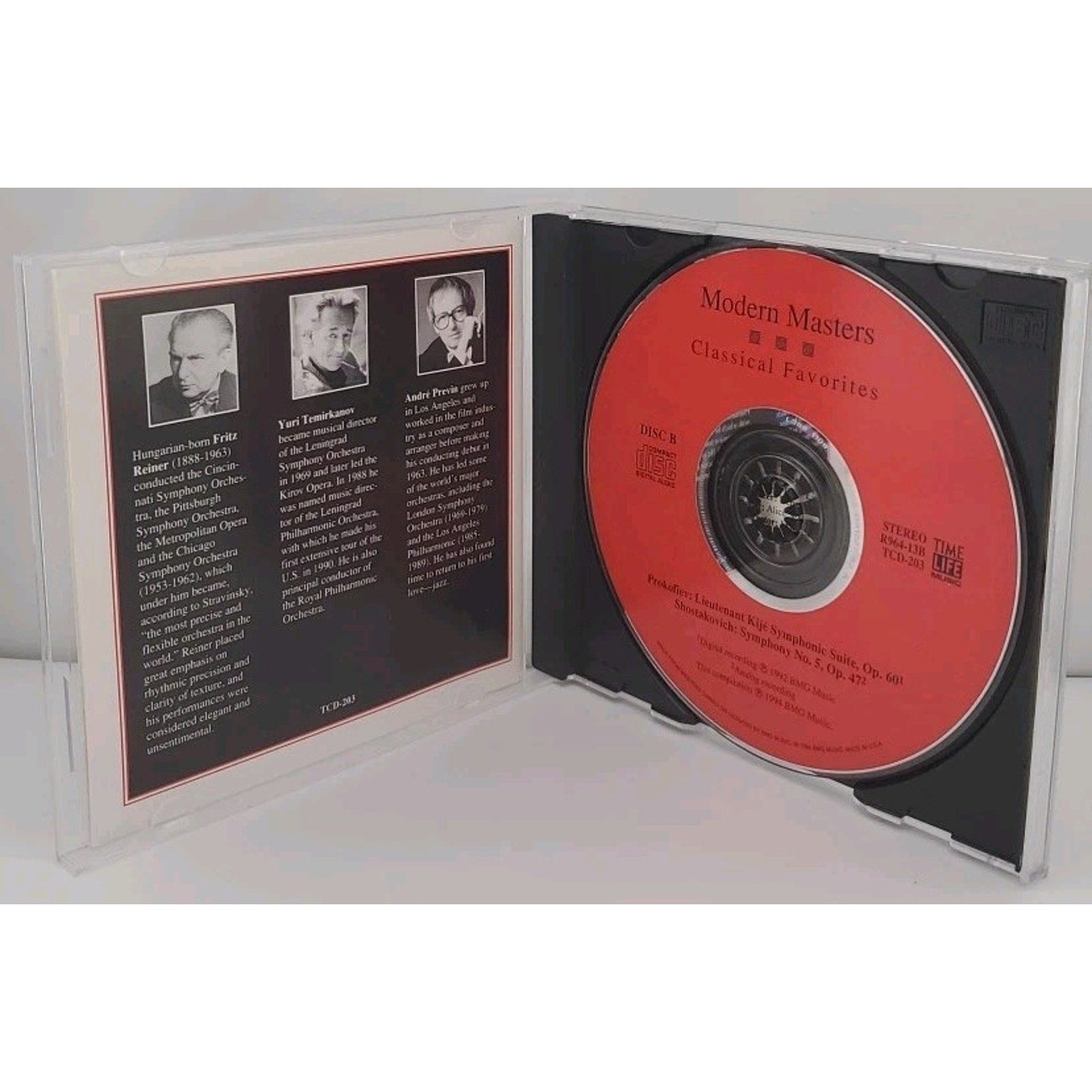 Modern Masters (CD, 1994, 2 Discs, Time Life Music) Classical Favorites