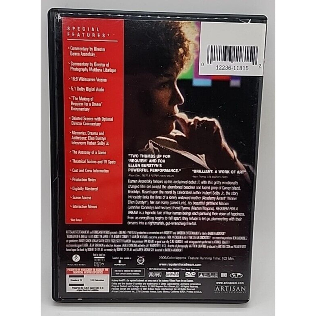 Requiem for a Dream (DVD, 2000) Director's Cut