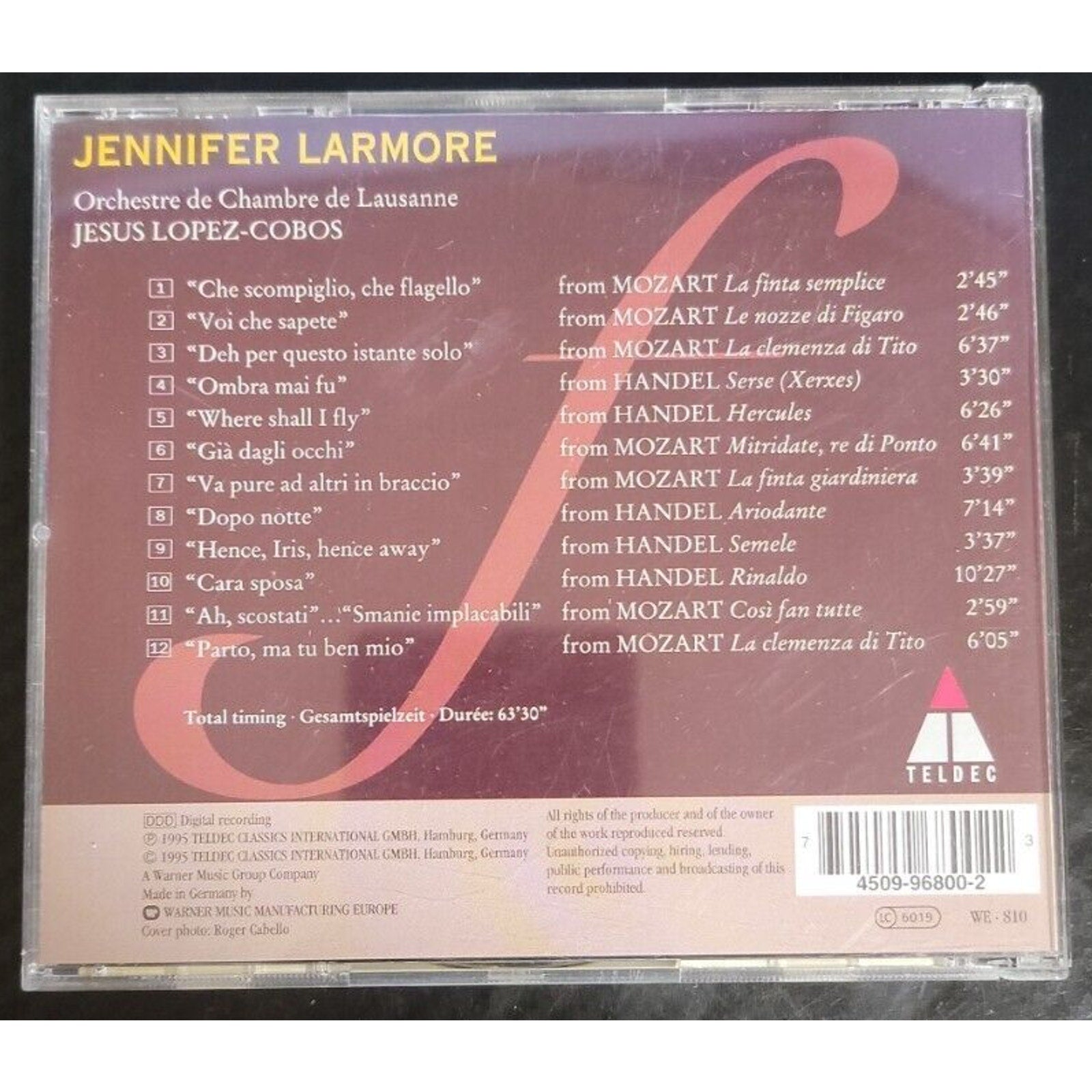 Jennifer Larmore - Where Shall I Fly (CD)