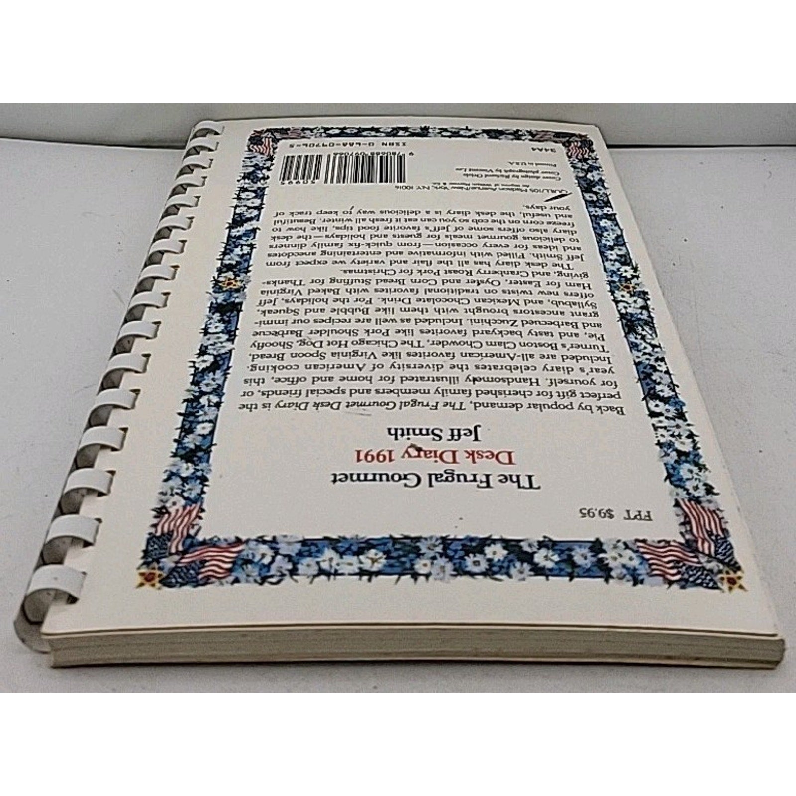 Frugal Gourmet Desk Diary, 1991 by Jeff Smith (1990, Trade Paperback)