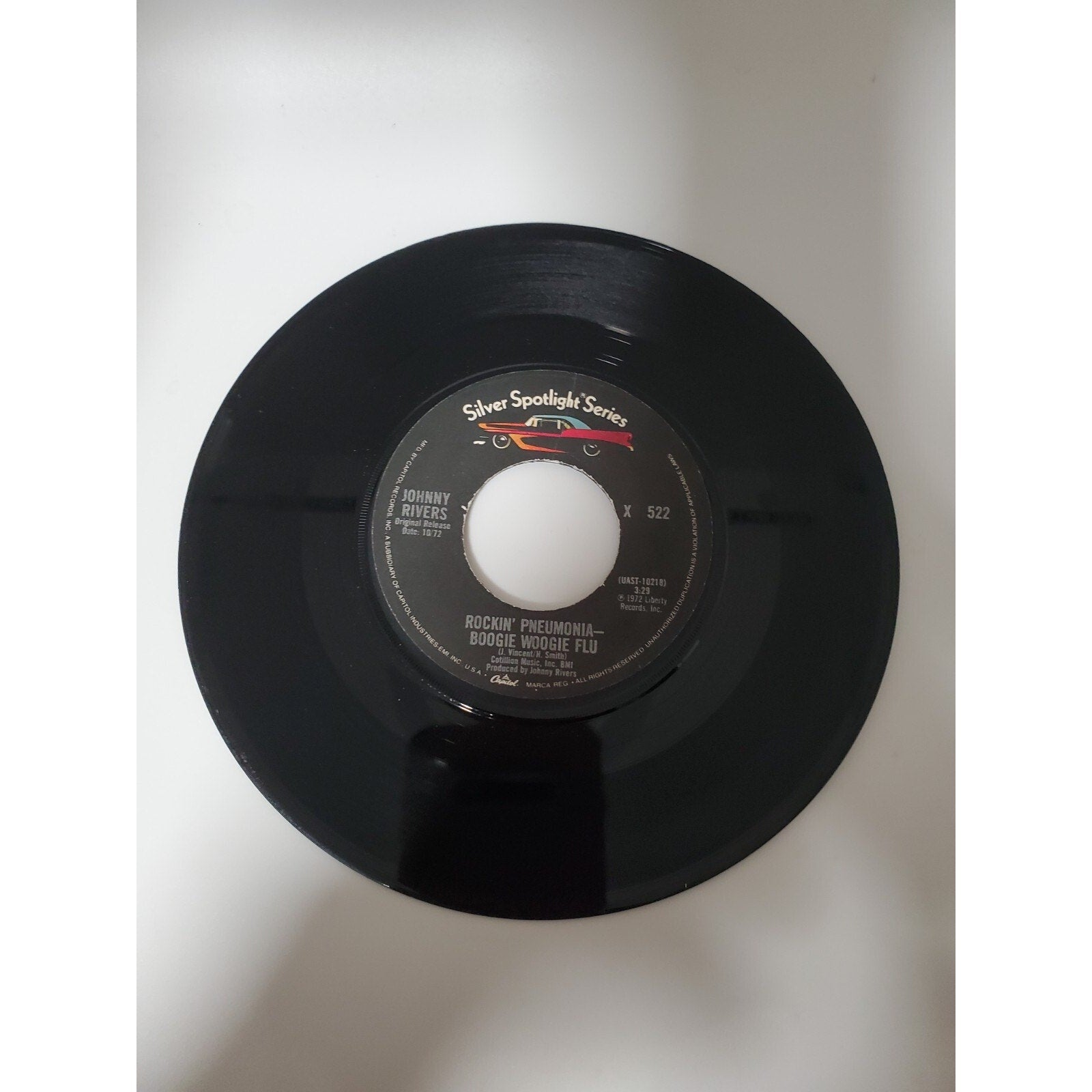 Johnny Rivers - Blue Suede Shoes - 45RPM Record - Singles