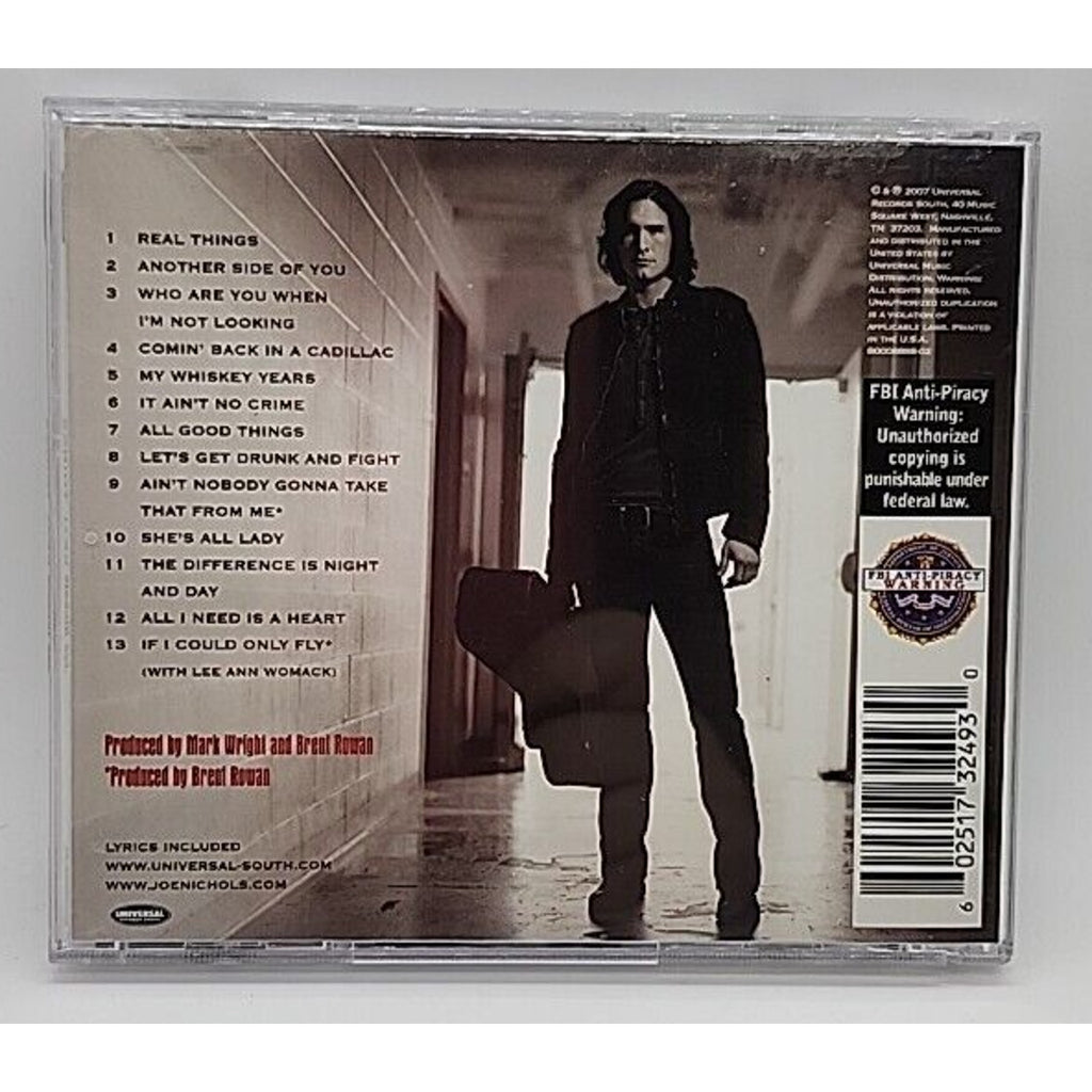 Real Things by Joe Nichols (CD, Aug-2007, Universal South Records)