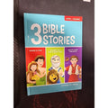 Bible Stories 3 in 1 book Adam Eve Daniel in Lions Den David and Goliath