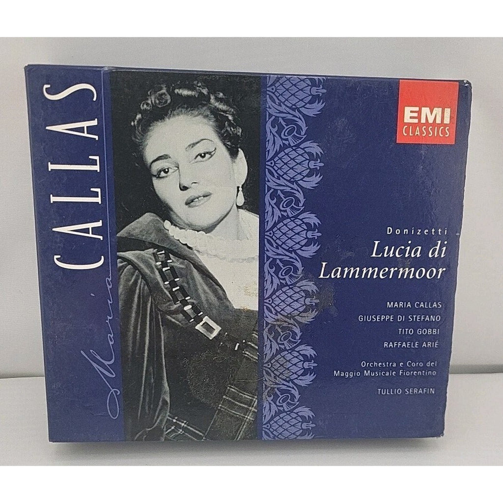 Donizetti Lucia Di Lammermoor CD Set Maria Callas 2 Discs Tullio Serafin EMI
