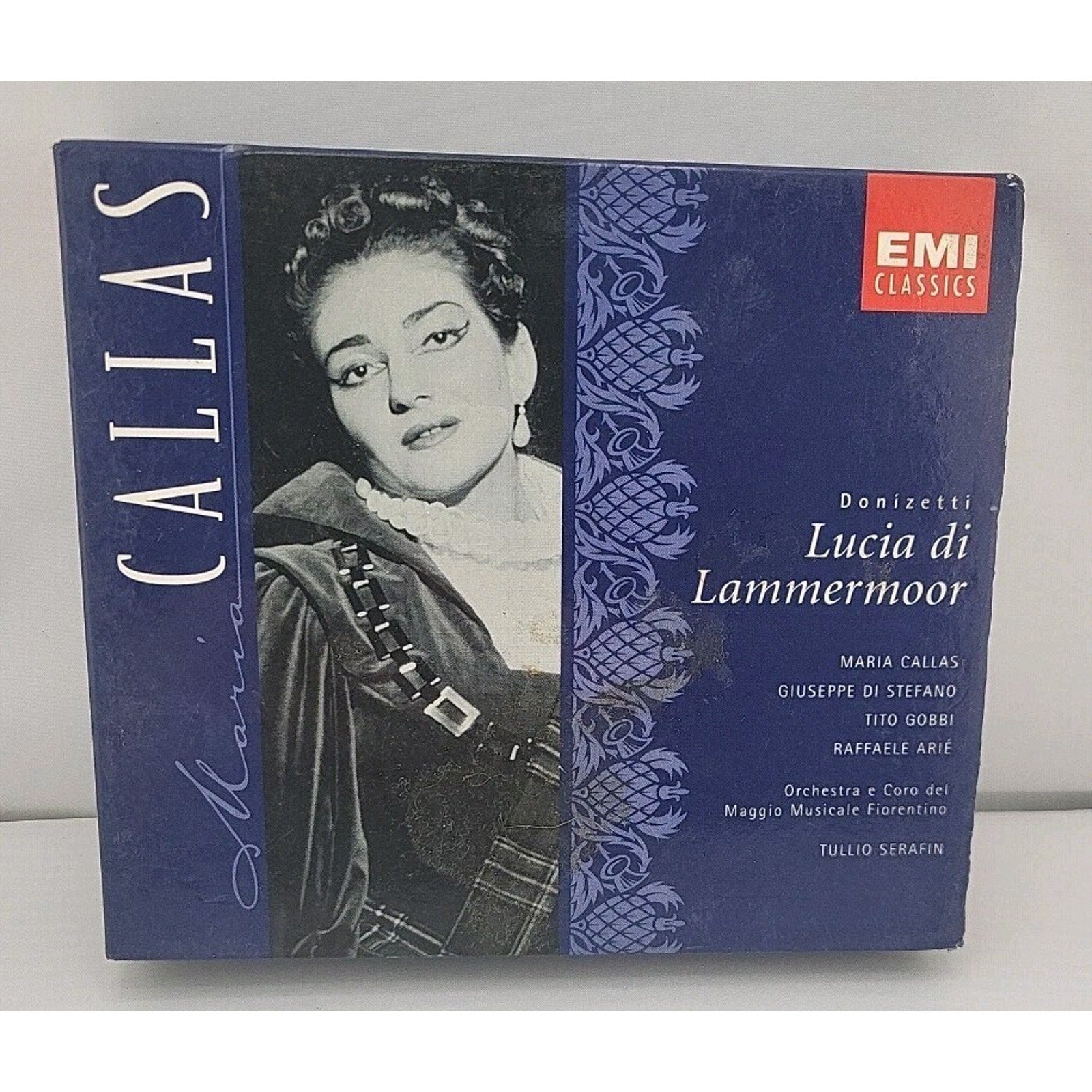 Donizetti Lucia Di Lammermoor CD Set Maria Callas 2 Discs Tullio Serafin EMI