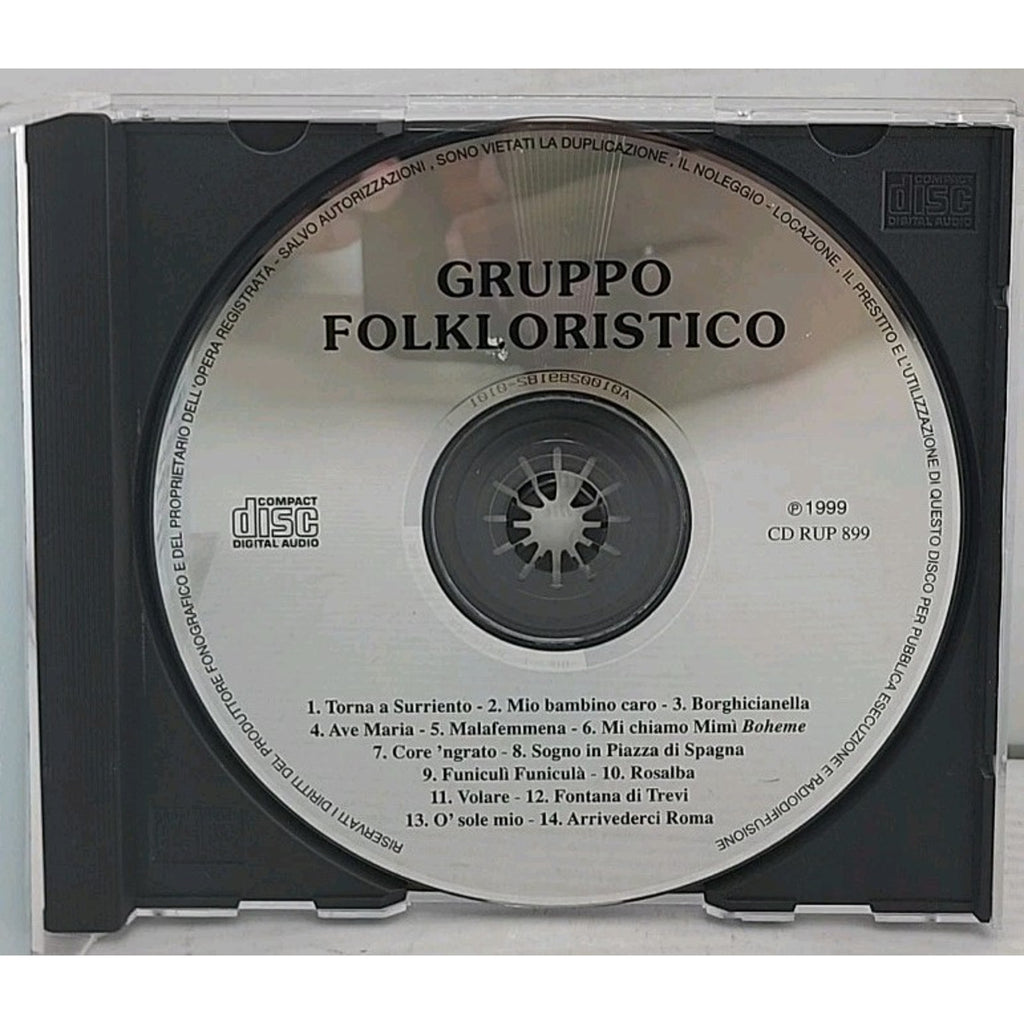 Gruppo Folkloristico Ricordo Della Vigna Dei Papi Ristorante Roma (CD 1999)