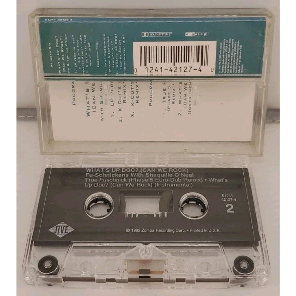Fu-Schnickens Shaquille O'Neal Whats Up Doc? Cassette Tape Maxi-Single 1993