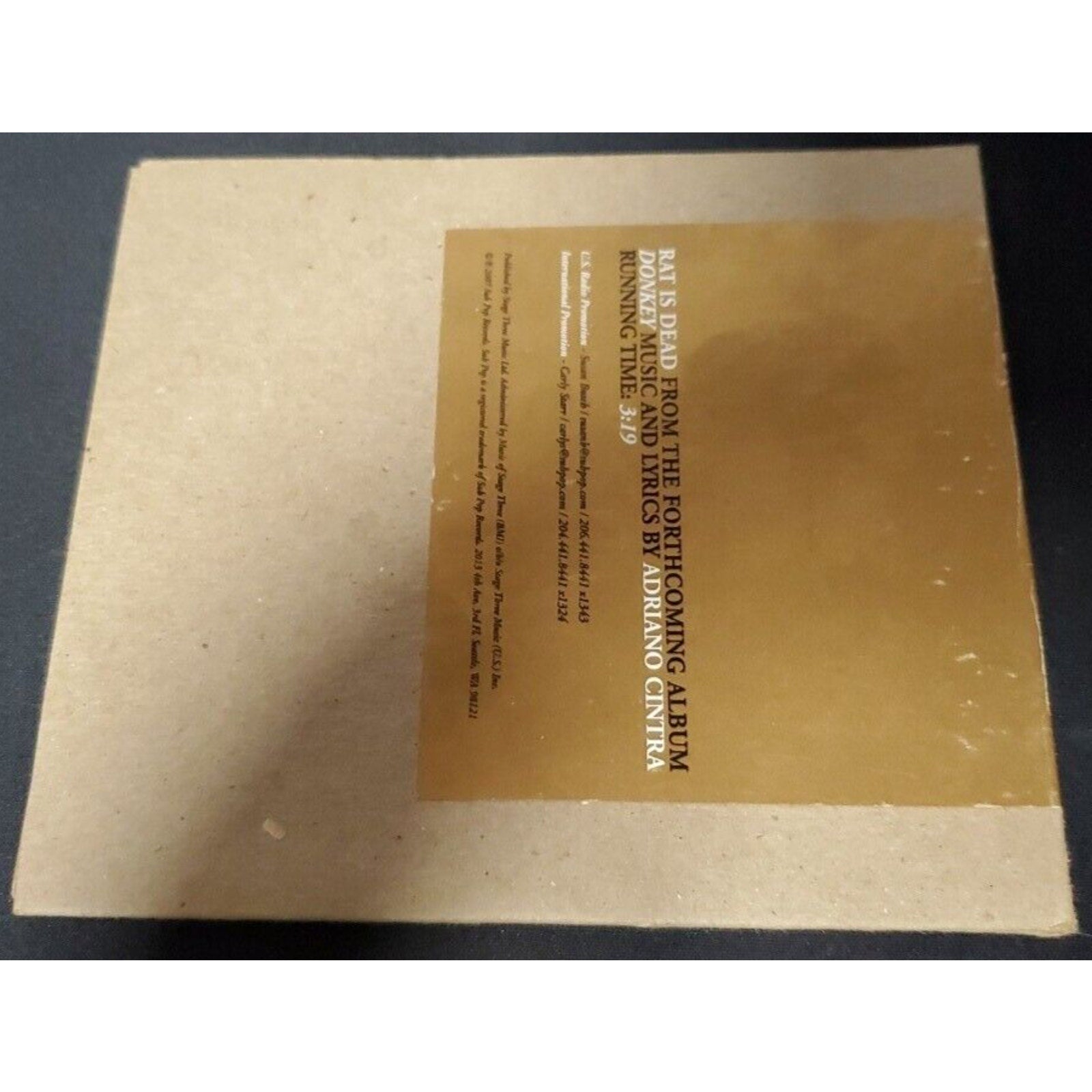 Rat Is Dead (CD)