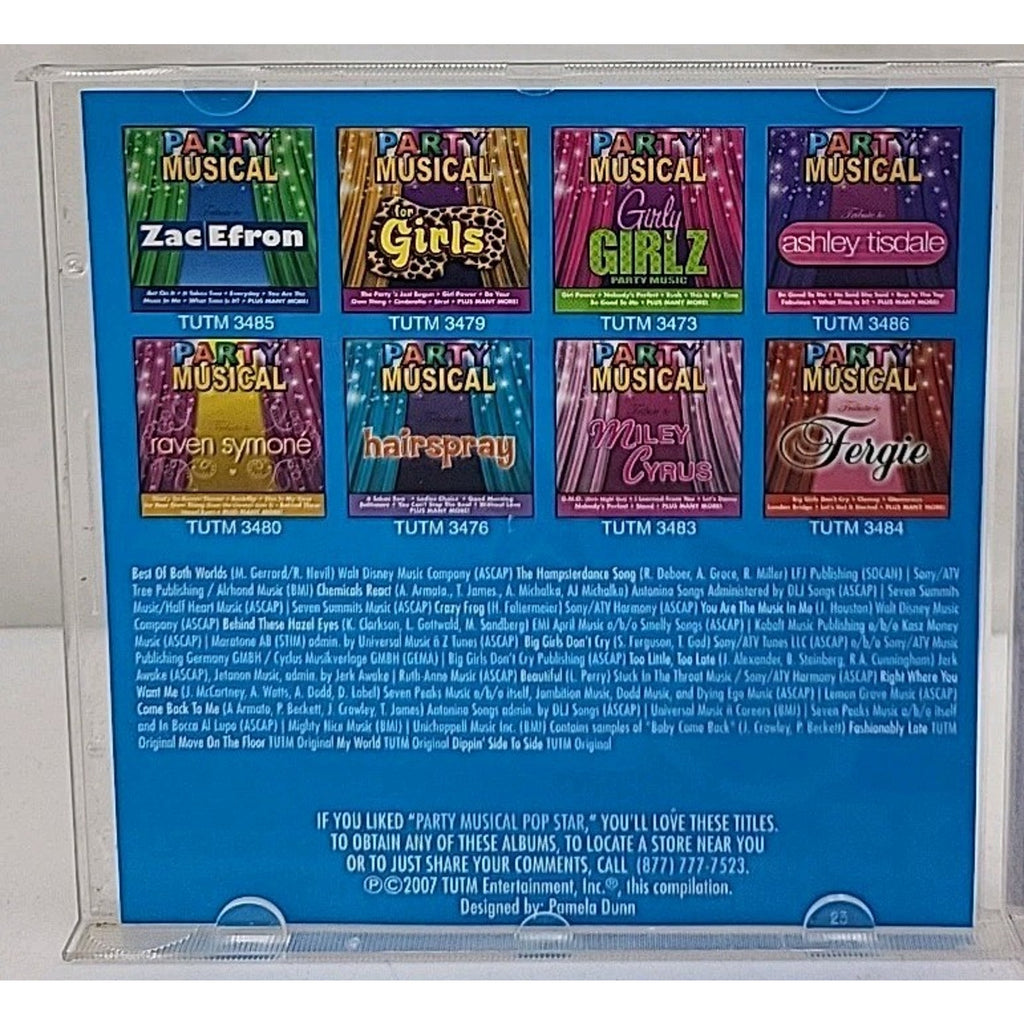 Drew's Famous Party Musical Pop Star, Tutm CD