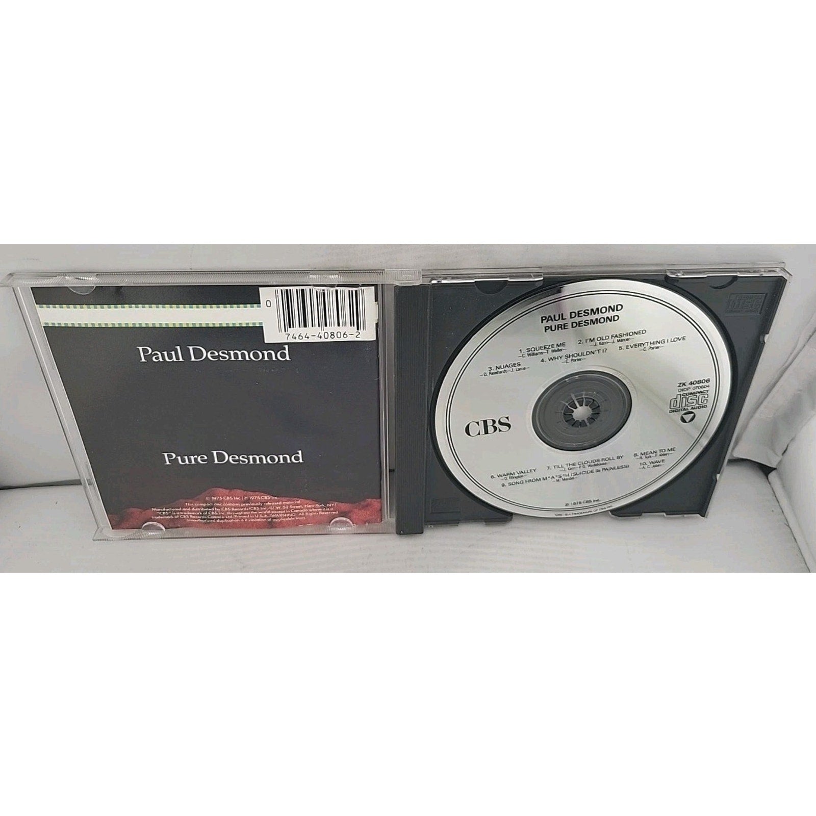 Pure Desmond by Paul Desmond (CD, 1990)