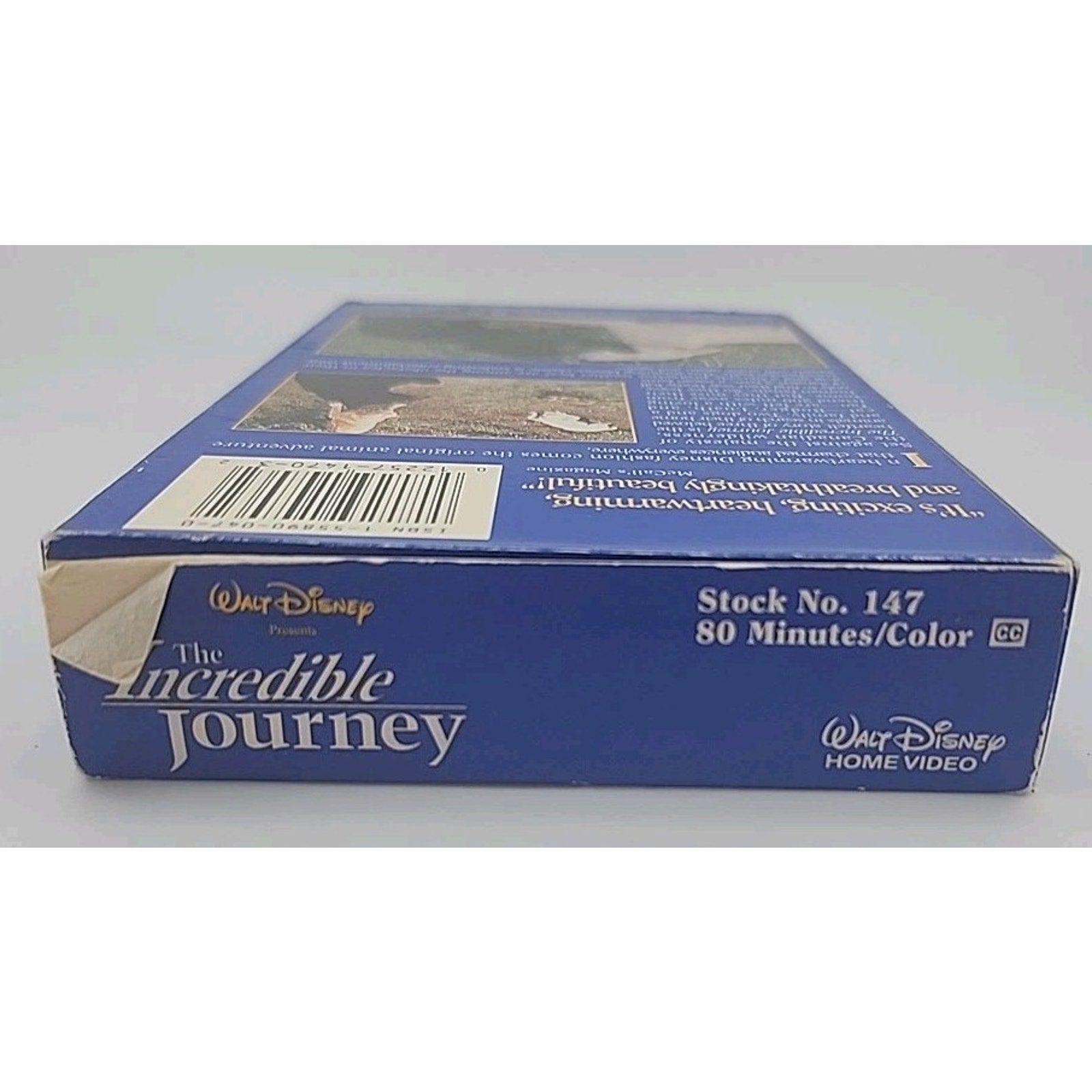 The Incredible Journey (VHS, 1997, Slipsleeve)
