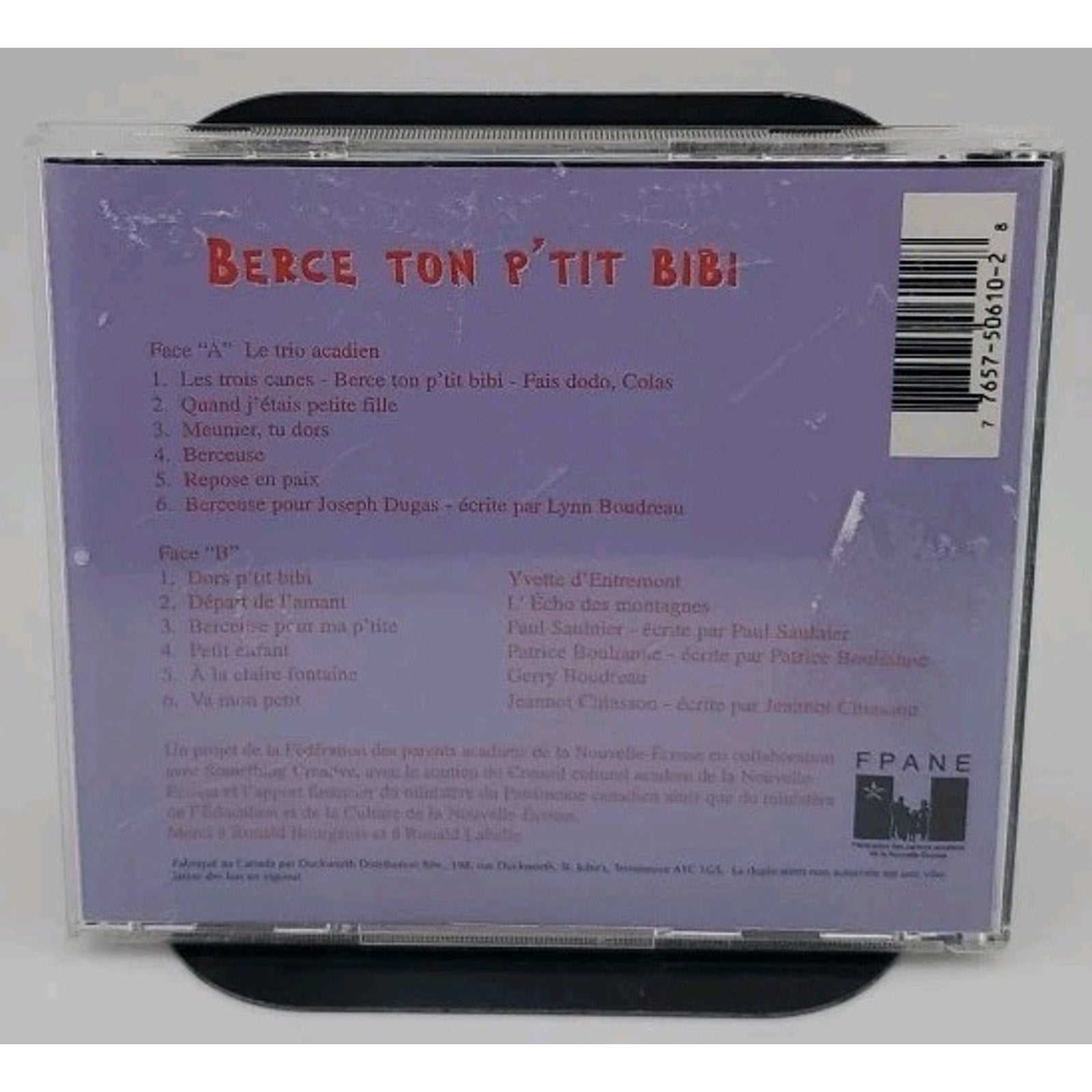 Berceuses De L'Acadie CD