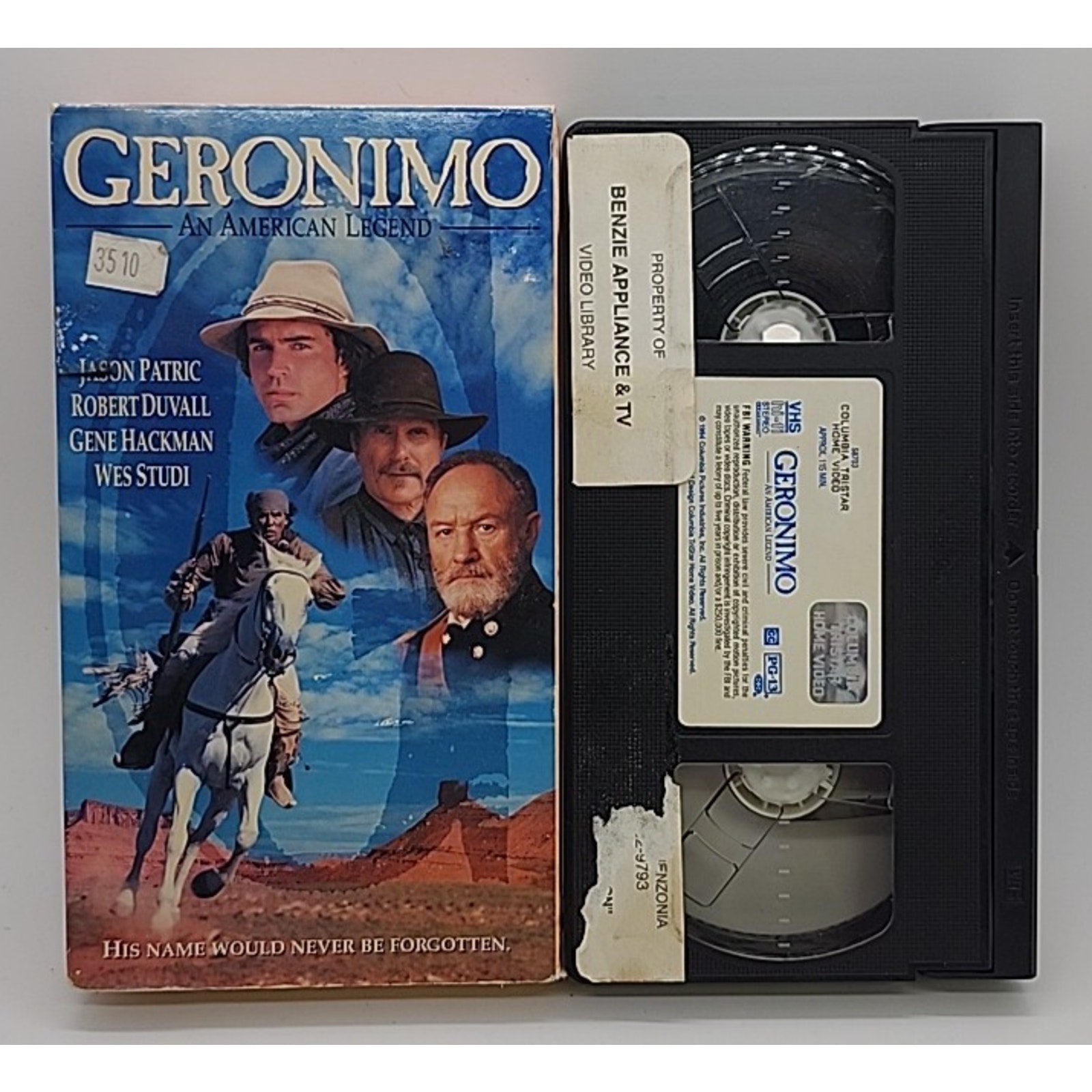 Geronimo: An American Legend (VHS, 1994)