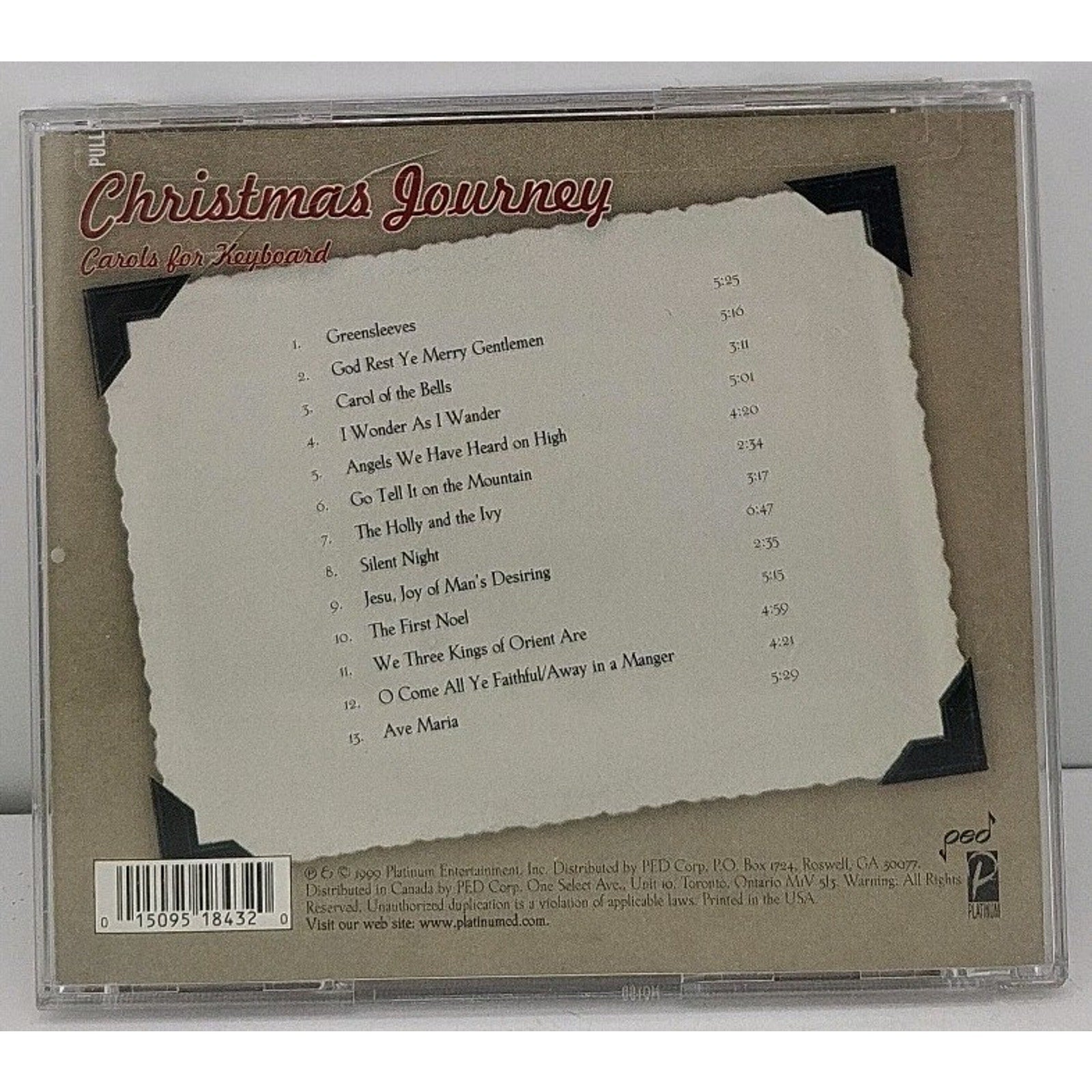 Christmas Journey by Various Artists (CD, Nov-1999, Intersound)