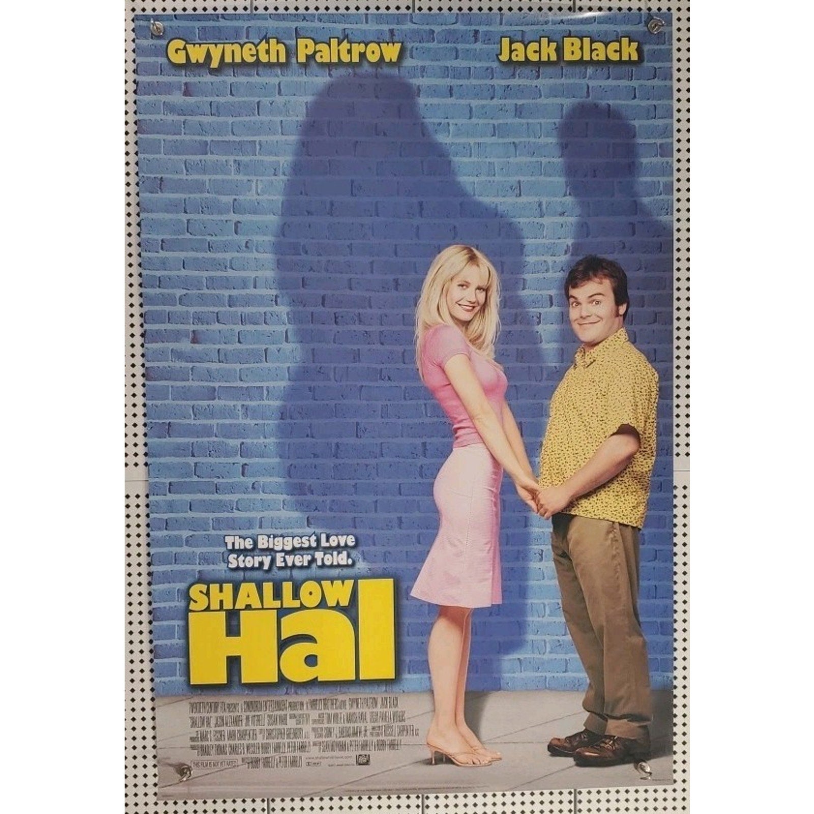Shallow Hal (2001) Original Advance Double Sided D/S Movie Poster
