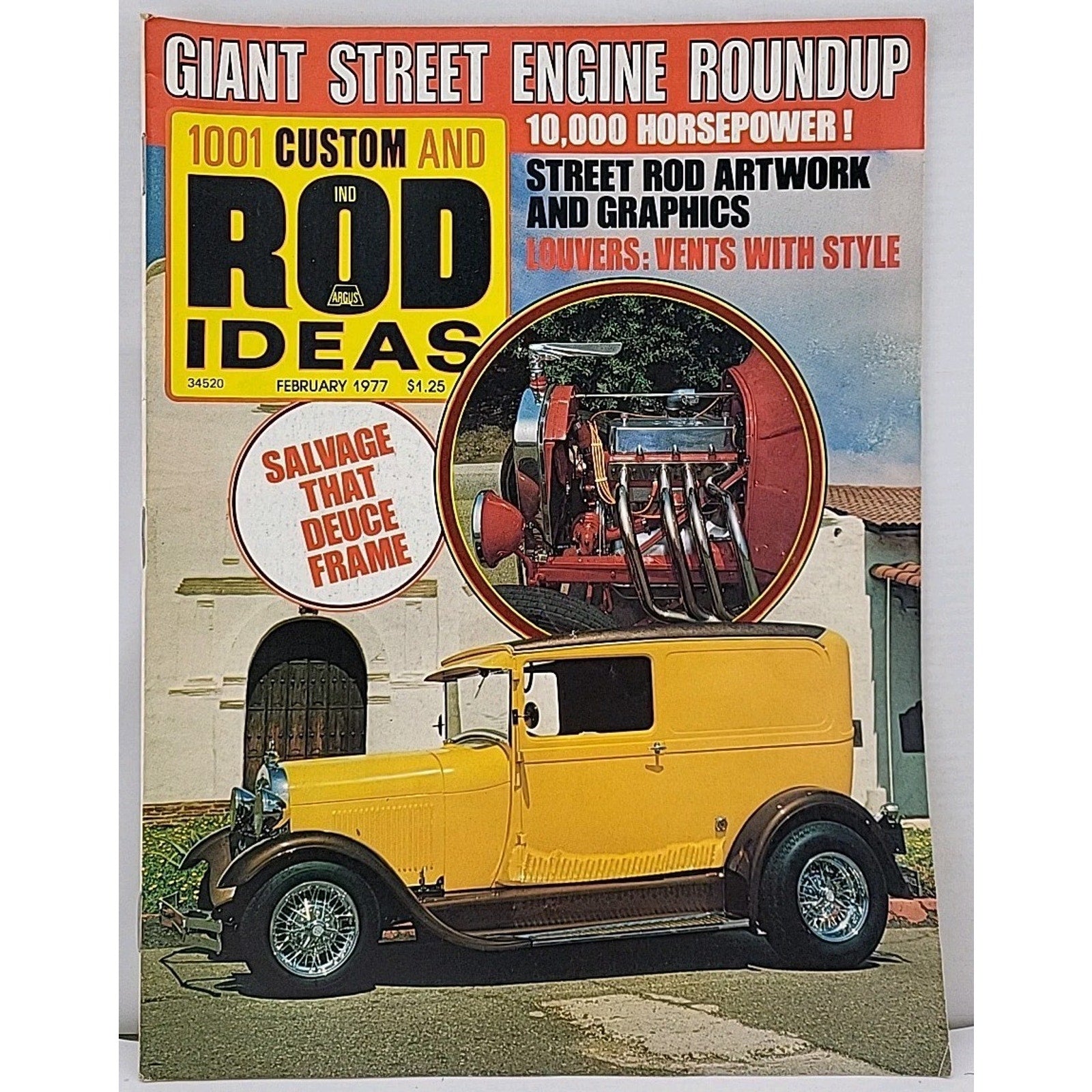 1001 Custom And Rod Ideas Magazine - February 1977 - Volume 11 Number 2