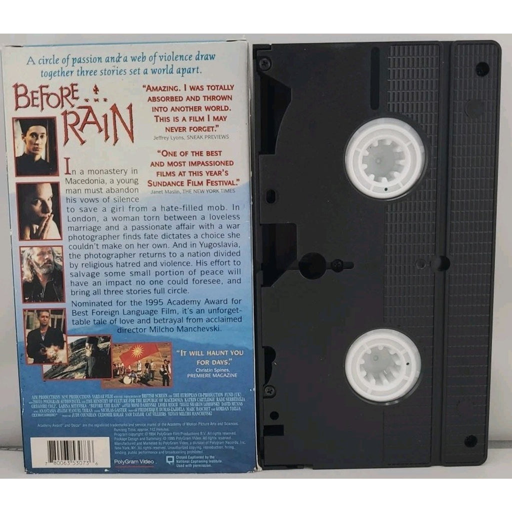 Before The Rain VHS (1995)