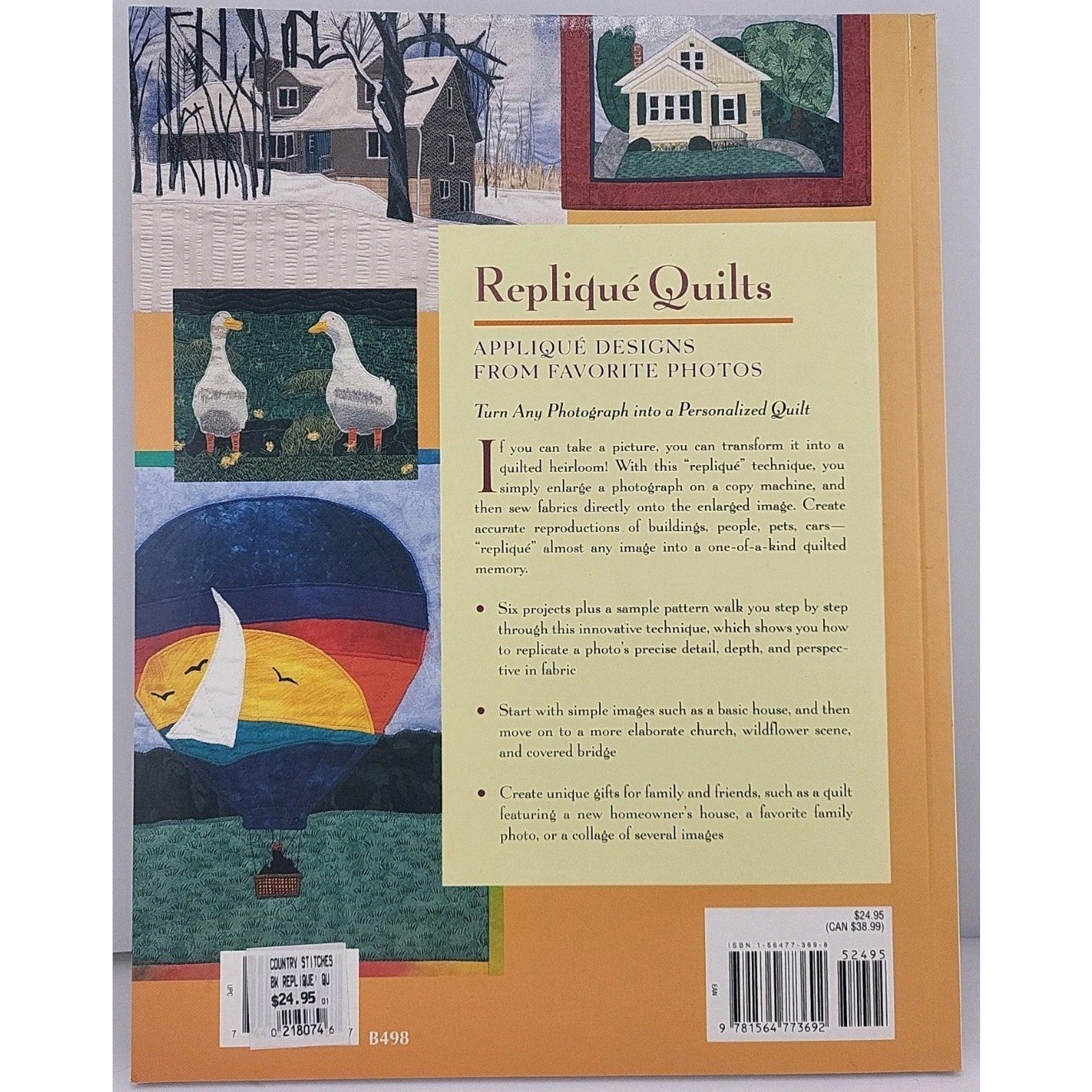Replique Quilts : Applique Designs from Favorite Photos by Chris Lynn Kirsch...