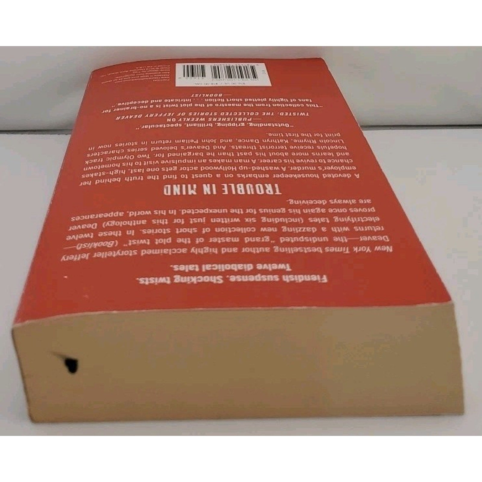 Trouble in Mind : The Collected Stories, Volume 3 by Jeffery Deaver (2014, Trade