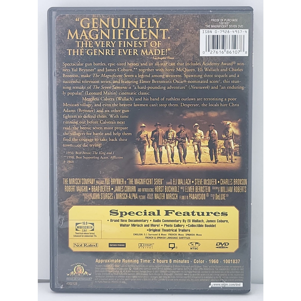 The Magnificent Seven Special Edition (DVD, 1960)