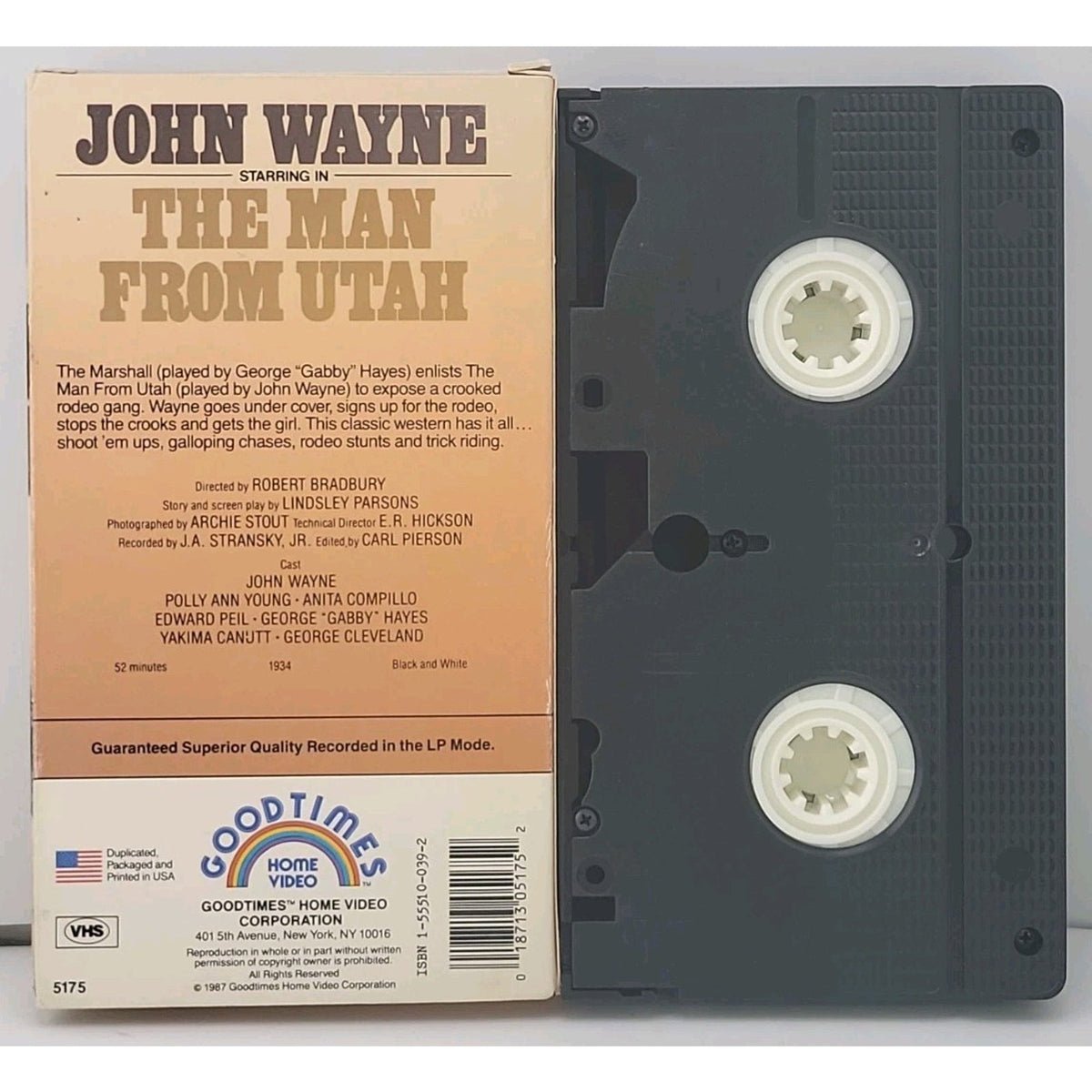 The Man from Utah (VHS) 1934 John Wayne Gabby Hayes