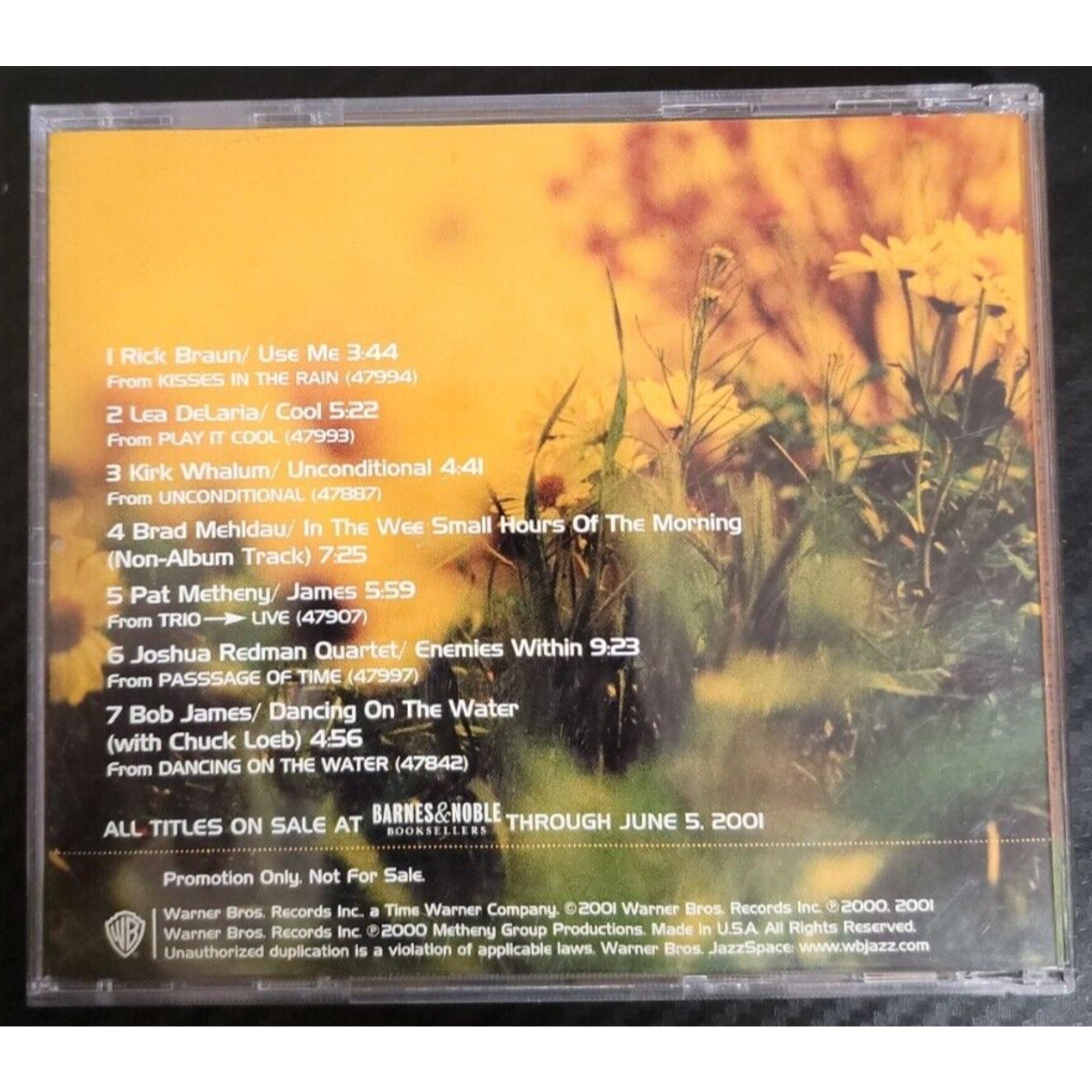 Jazz For A Hot Cold, Sunny Cloudy, Day Night CD PROMO