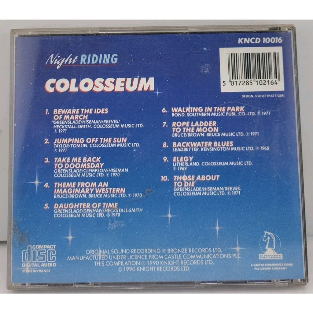 Colosseum, Night Riding, Audio CD