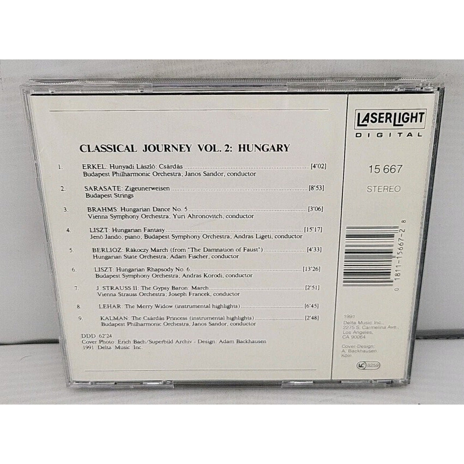 Vol. 2-Hungary by Beautiful World of Classical Music 2 :hungary/V (CD, 1991)