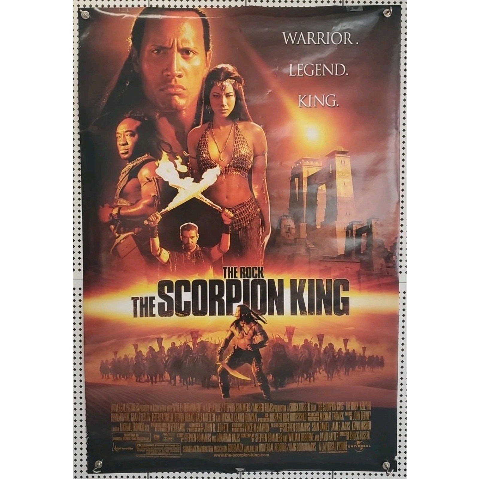 The Scorpion King 27" x 40" Movie Poster New Theatre Promo Poster