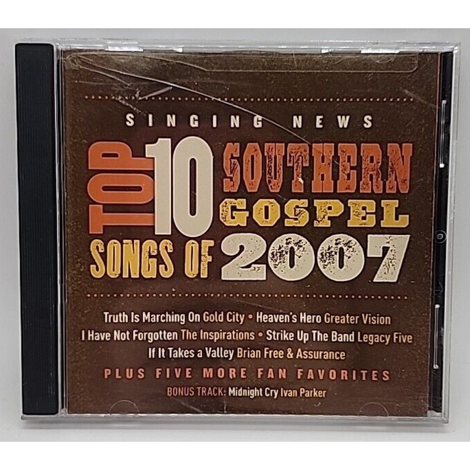 Singing News Fan Awards Top Ten Songs of 2007 by Various (CD, 2007)