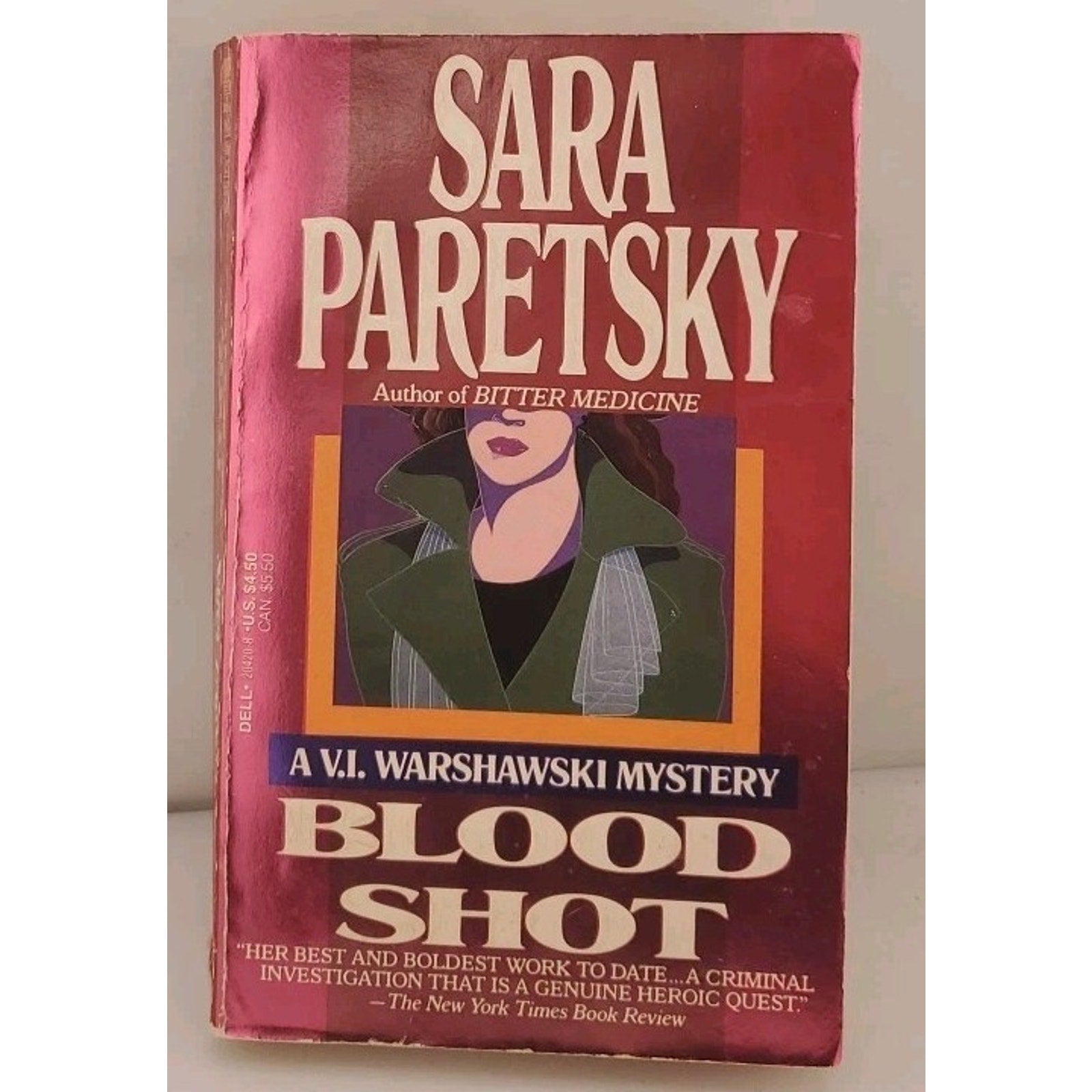 Blood Shot : A V. I. Warshawski Novel by Sara Paretsky (1989, Mass Market)