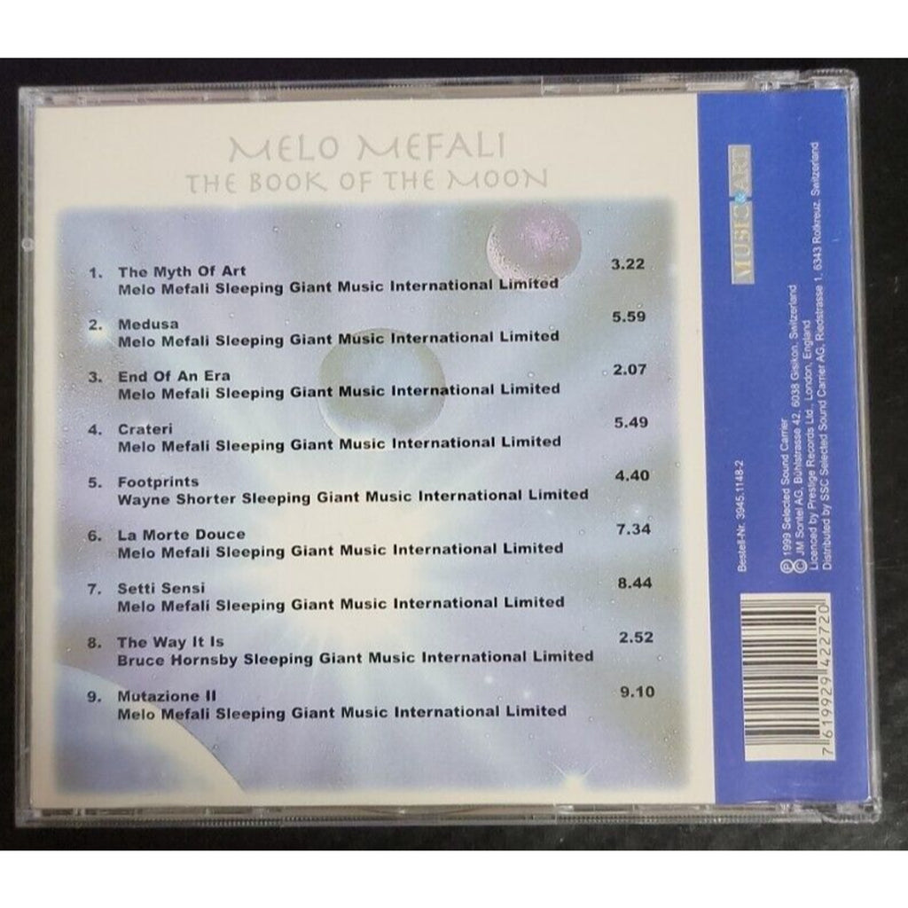 Melo Mefali The Book Of The Moon (CD)
