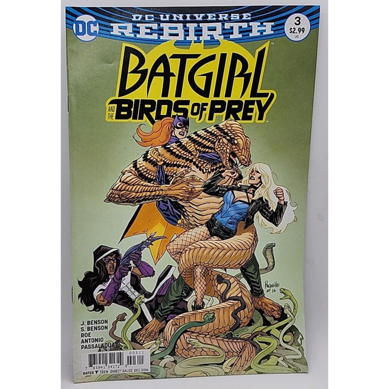 Batgirl and Birds of Prey #3 DC Comics Rebirth (2016) Comic Book